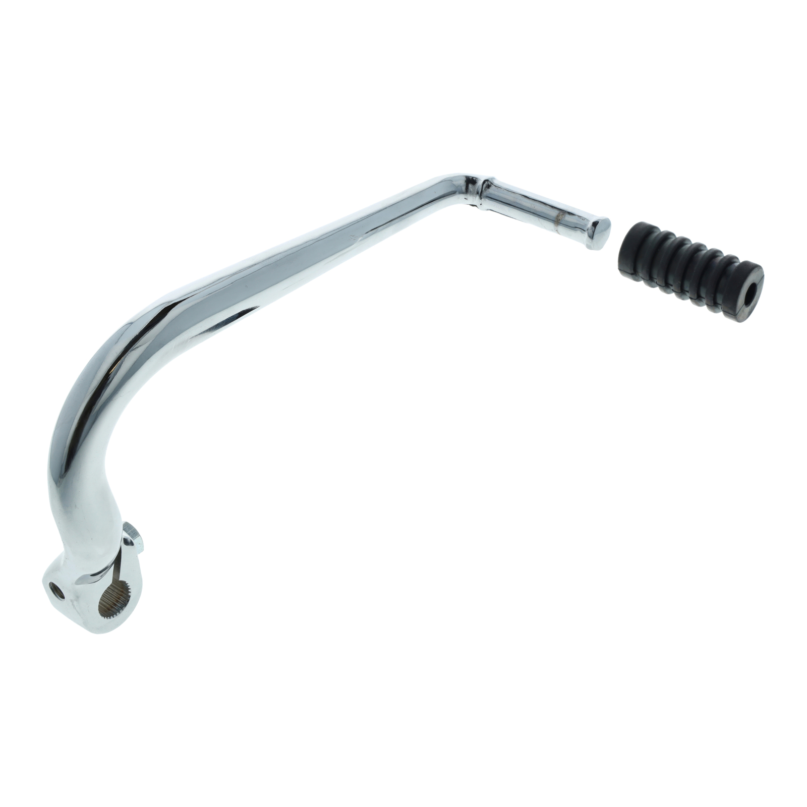 Palanca de arranque a patada, con caucho de pedal - cromado Simson