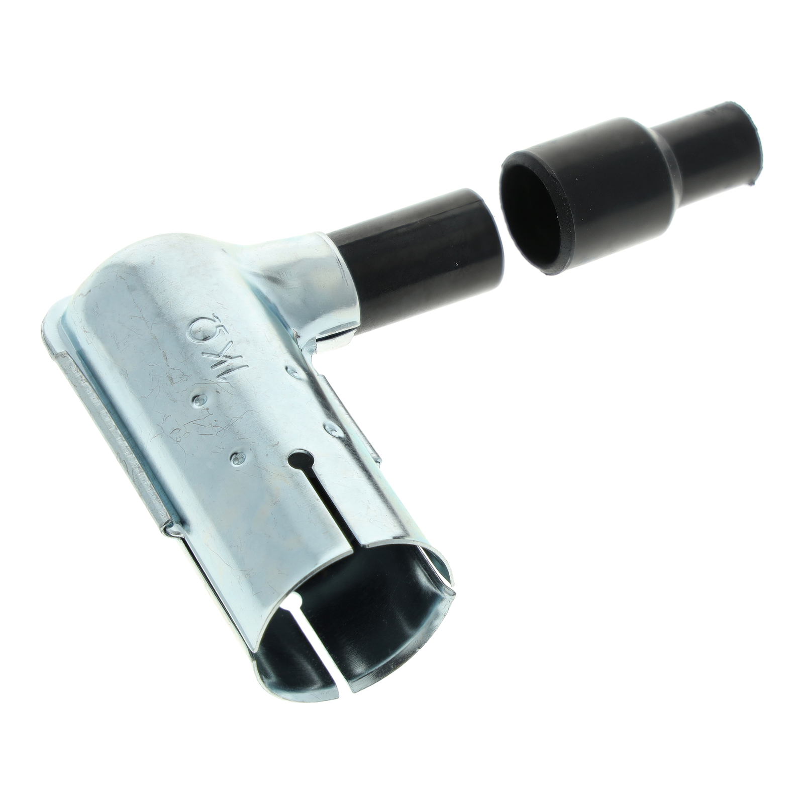 Kerzenstecker 1 Kilo-Ohm, wassergeschützt, 90° abgewinkelt