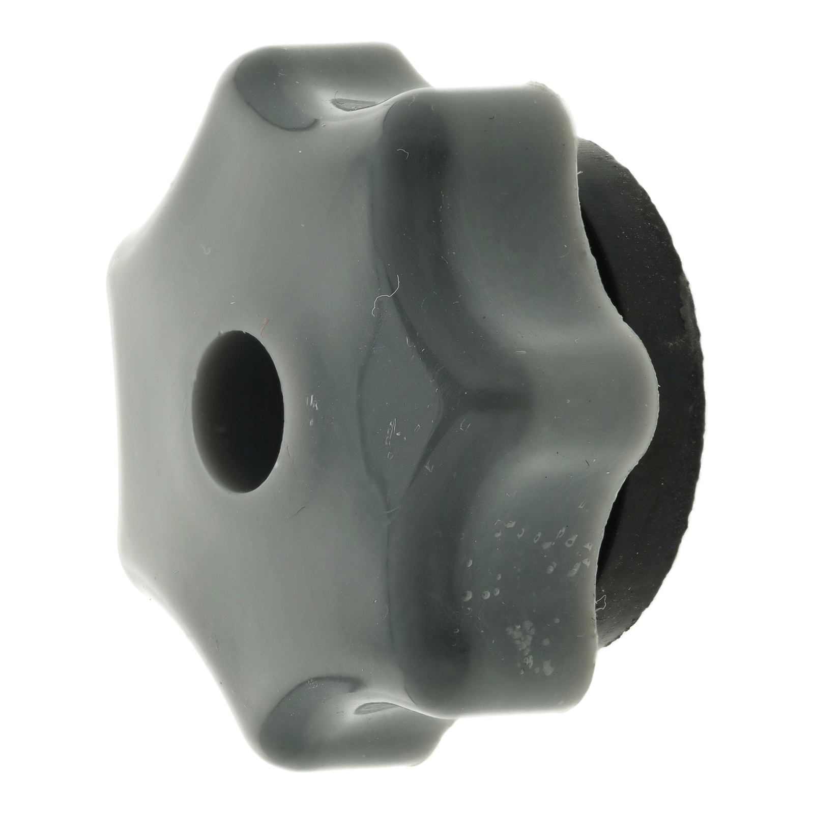 Sterngriffmutter M6, grau m. Druckscheibe - f. Motorabdeckung u. Haube SR50, SR80, KR50, KR51, alle SR4-Typen