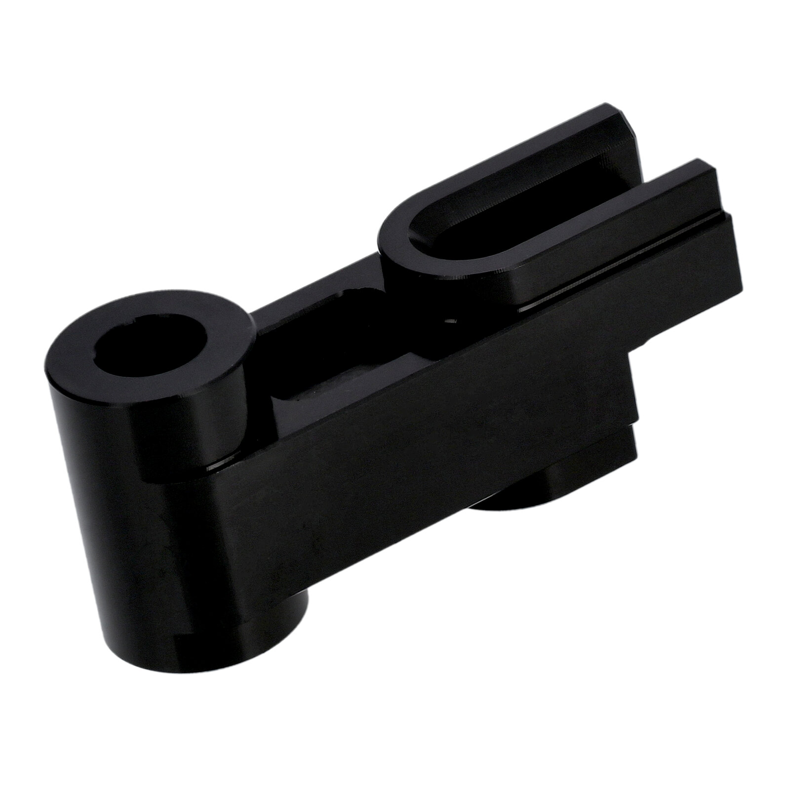 Distanzstück Bremsschild hinten CNC Aluminium schwarz eloxiert