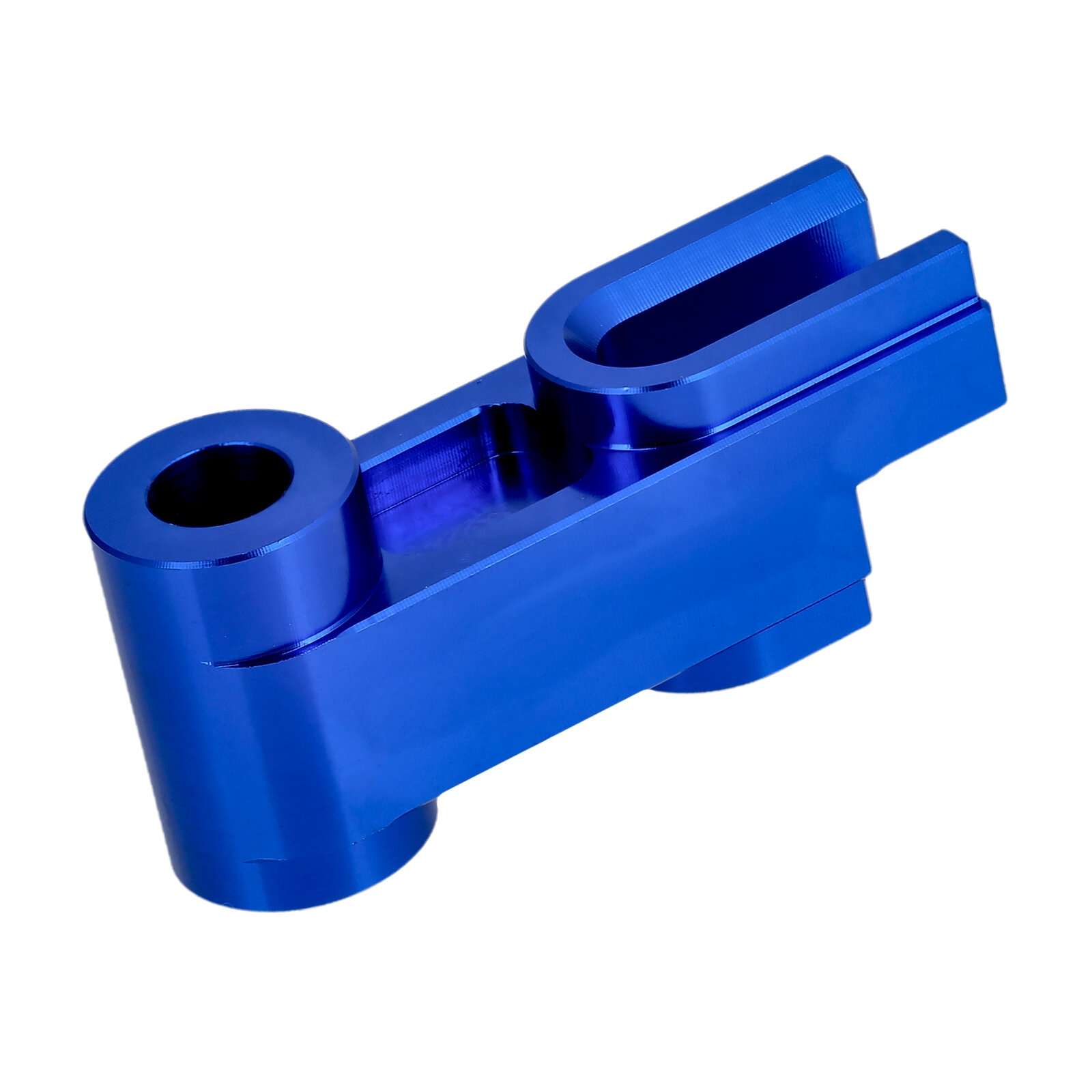 Distanzstück Bremsschild hinten Aluminium CNC blau eloxiert