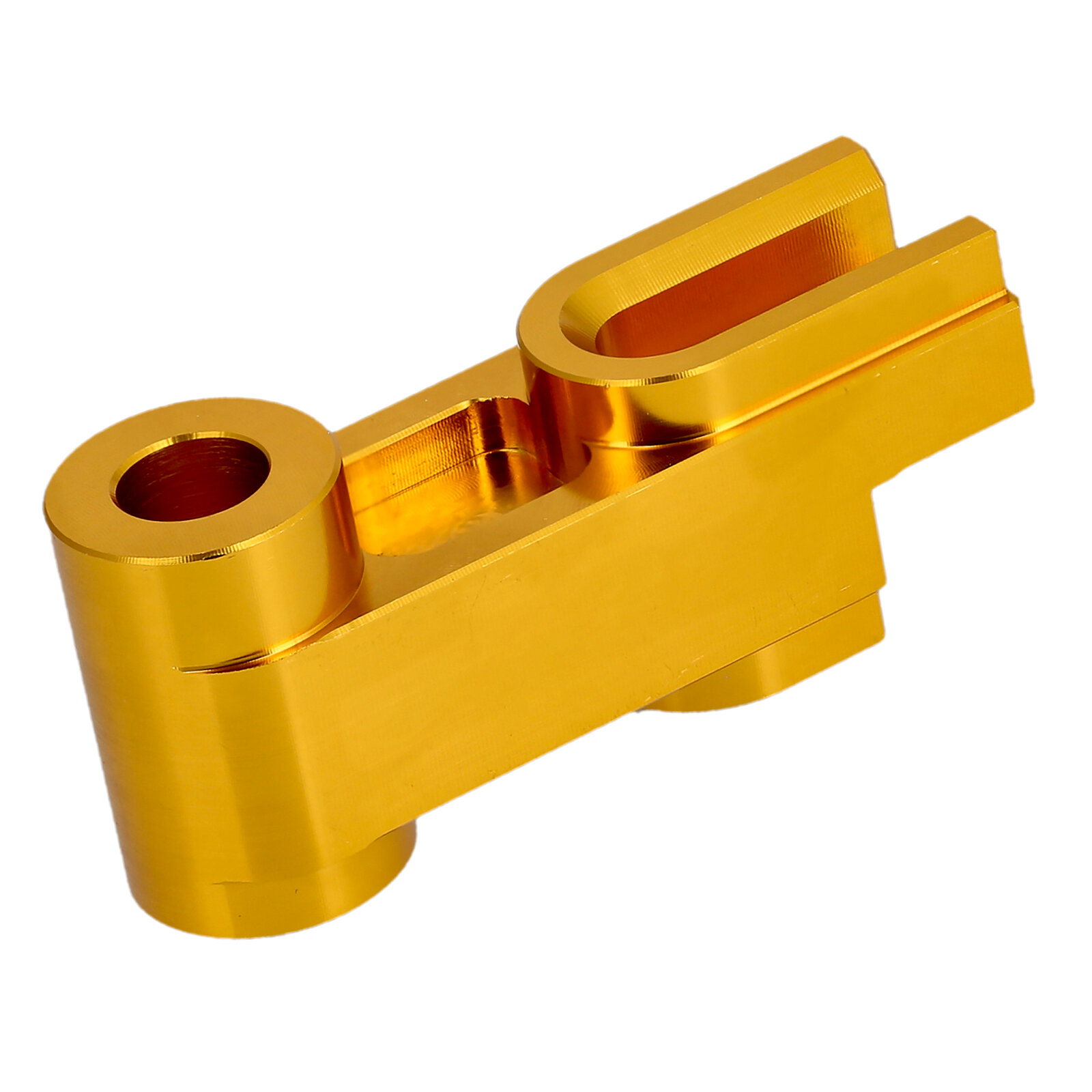 Distanzstück Bremsschild hinten CNC Aluminium gold eloxiert