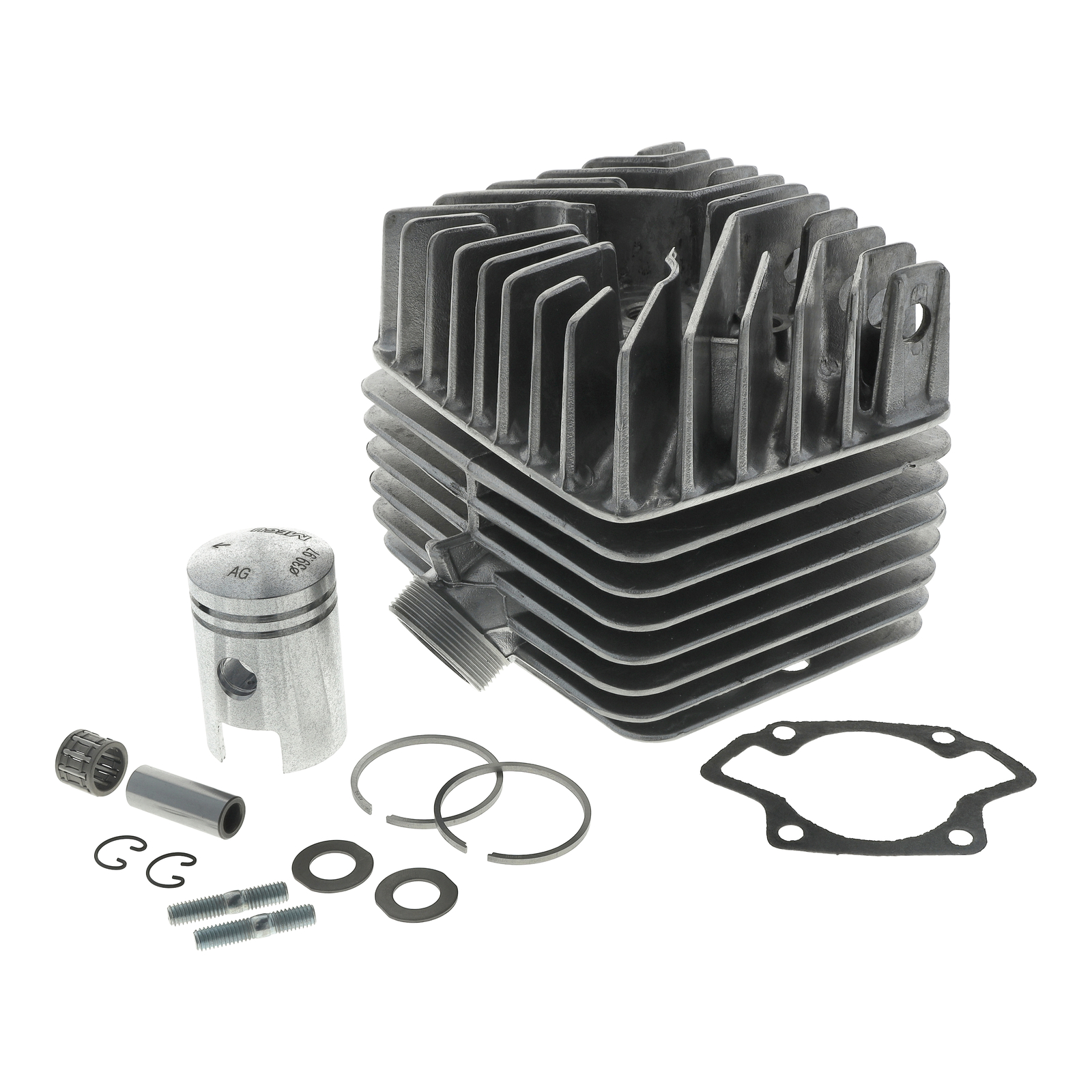 SET Zylinder kpl. mit Kolben und Zylinderkopf für S50 - Ø 40 mm, 50 ccm