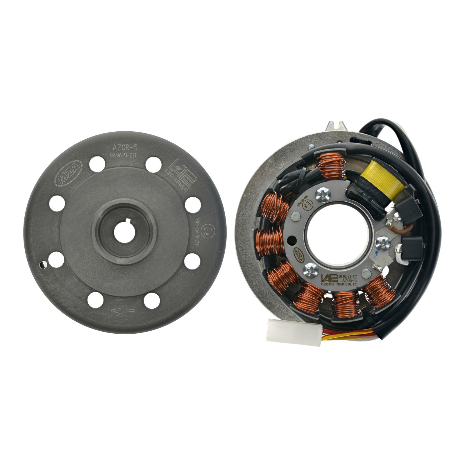 Zündanlage VAPE A70-5  (Stator+Rotor)