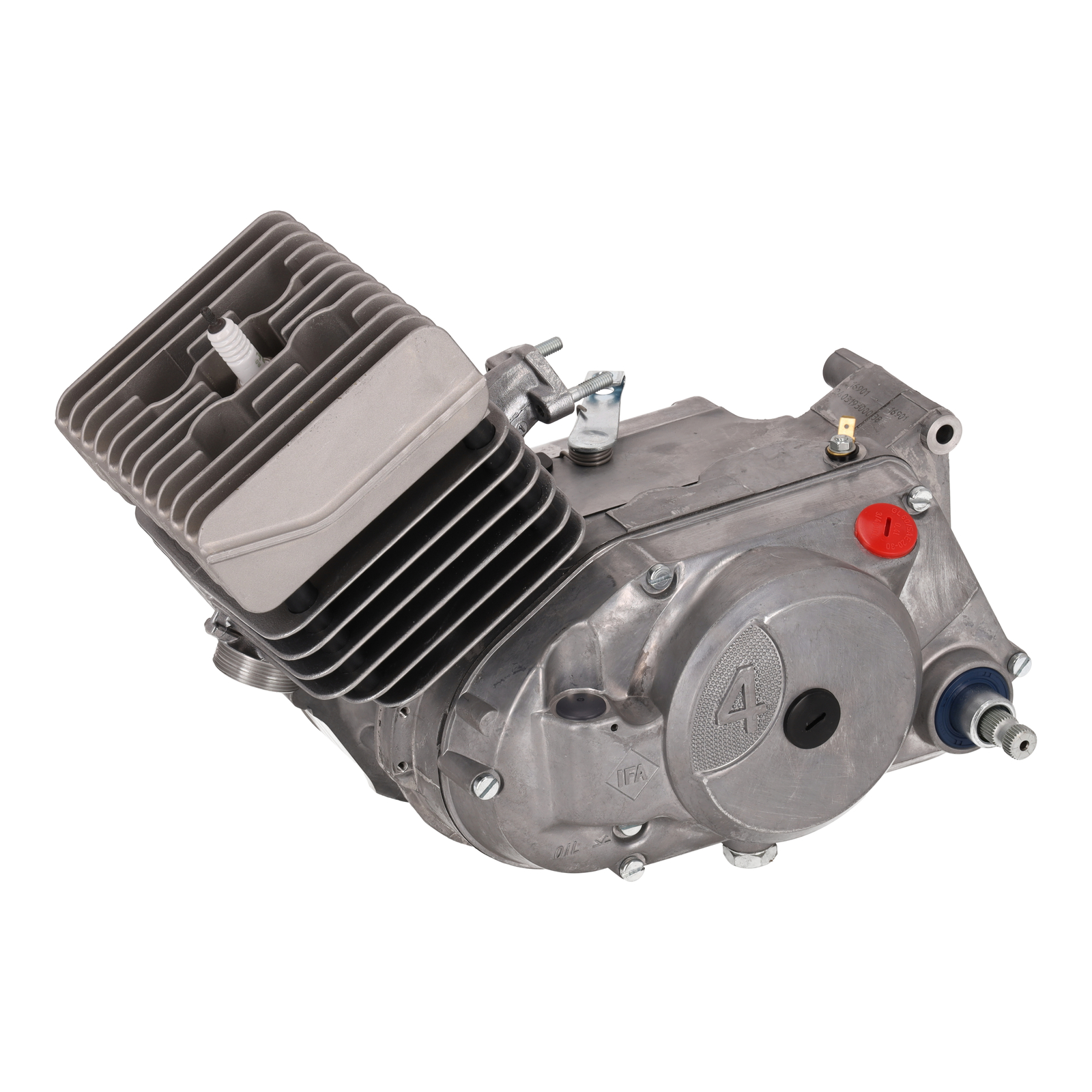 Motor 60ccm, 4-Gang - für S51, KR51/2, SR50, Gehäuse natur - ohne Zündung, Vergaser
