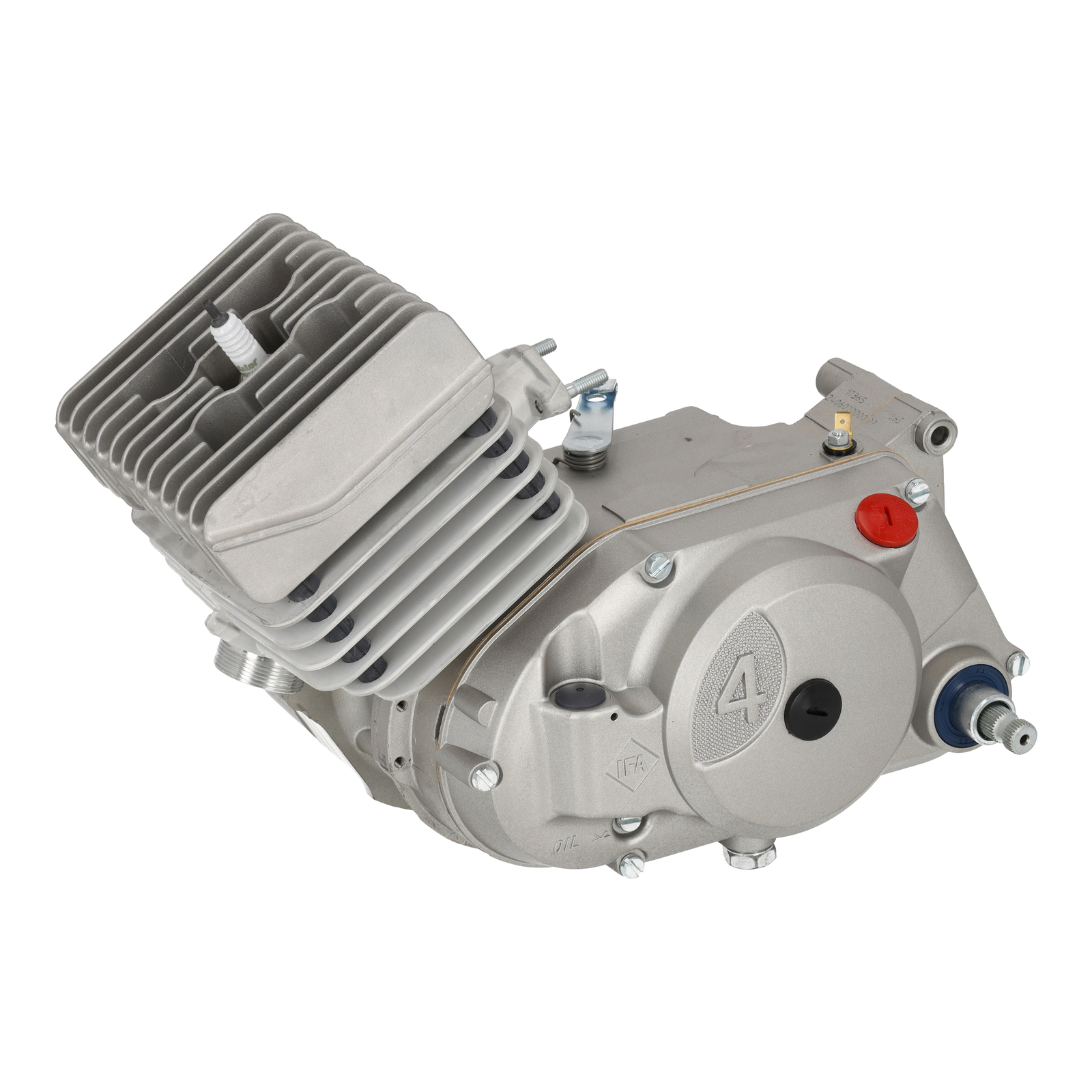 Motor 70ccm, Laufbuchse Ø53 mm, 4-Gang, Gehäuse lackiert, NPC - für S70, S83 - ohne Zündung, Vergaser