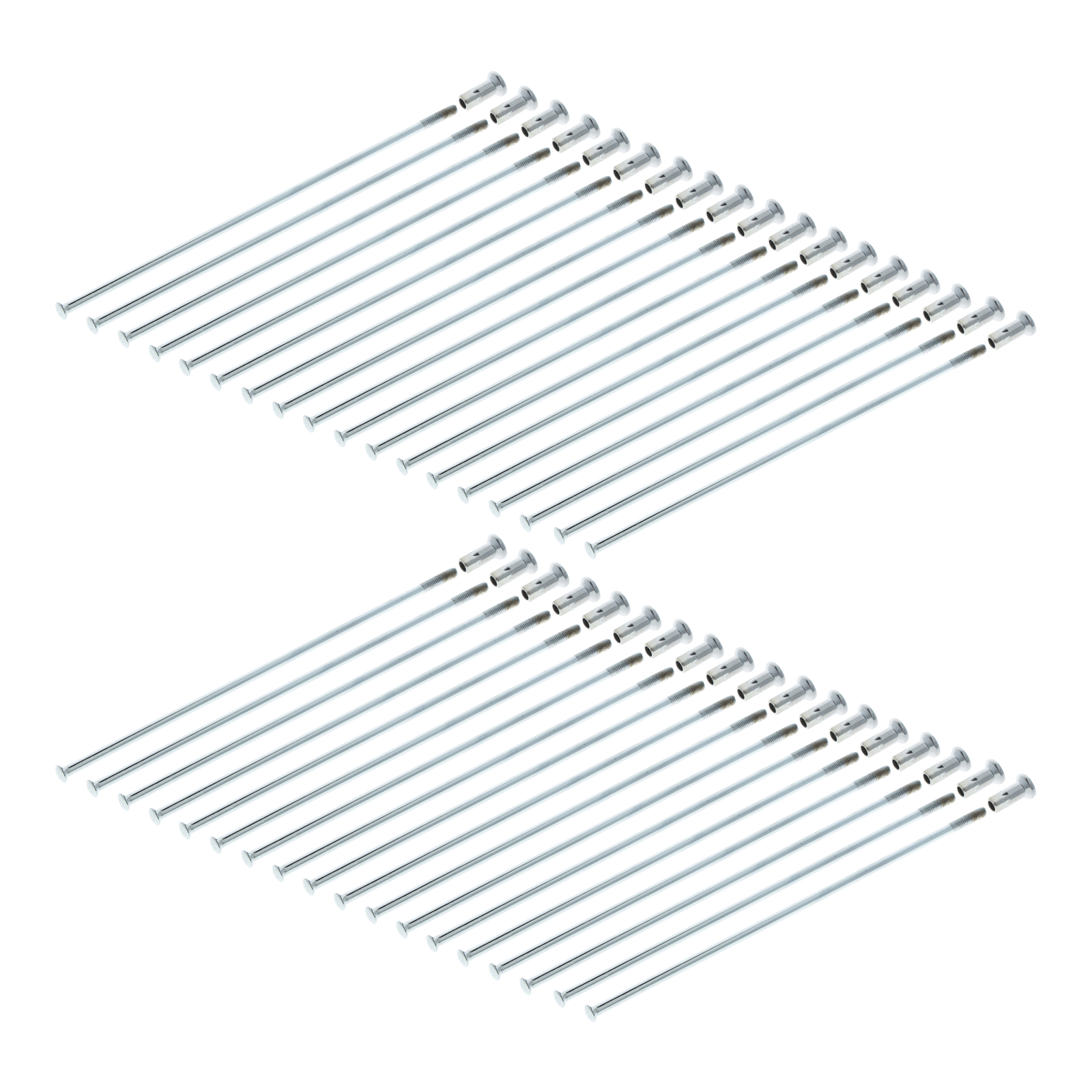 Speichensatz m. Nippel M4 - 163mm, (Cu/Ni/Cr) f. SB ETZ125, ETZ150, ETZ250, RT125 Vollnabe
