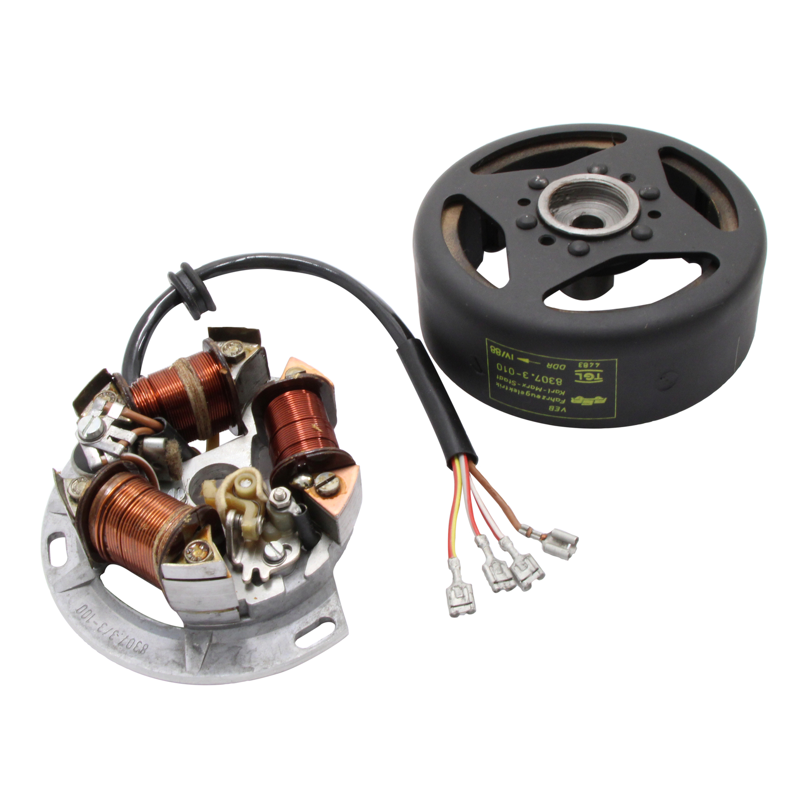 Schwunglichtprimärzünder SLPZ 8307.3/3 komplett - Unterbrecherzündung - 6V 25/25 W Bilux - z.B. für DUO 4