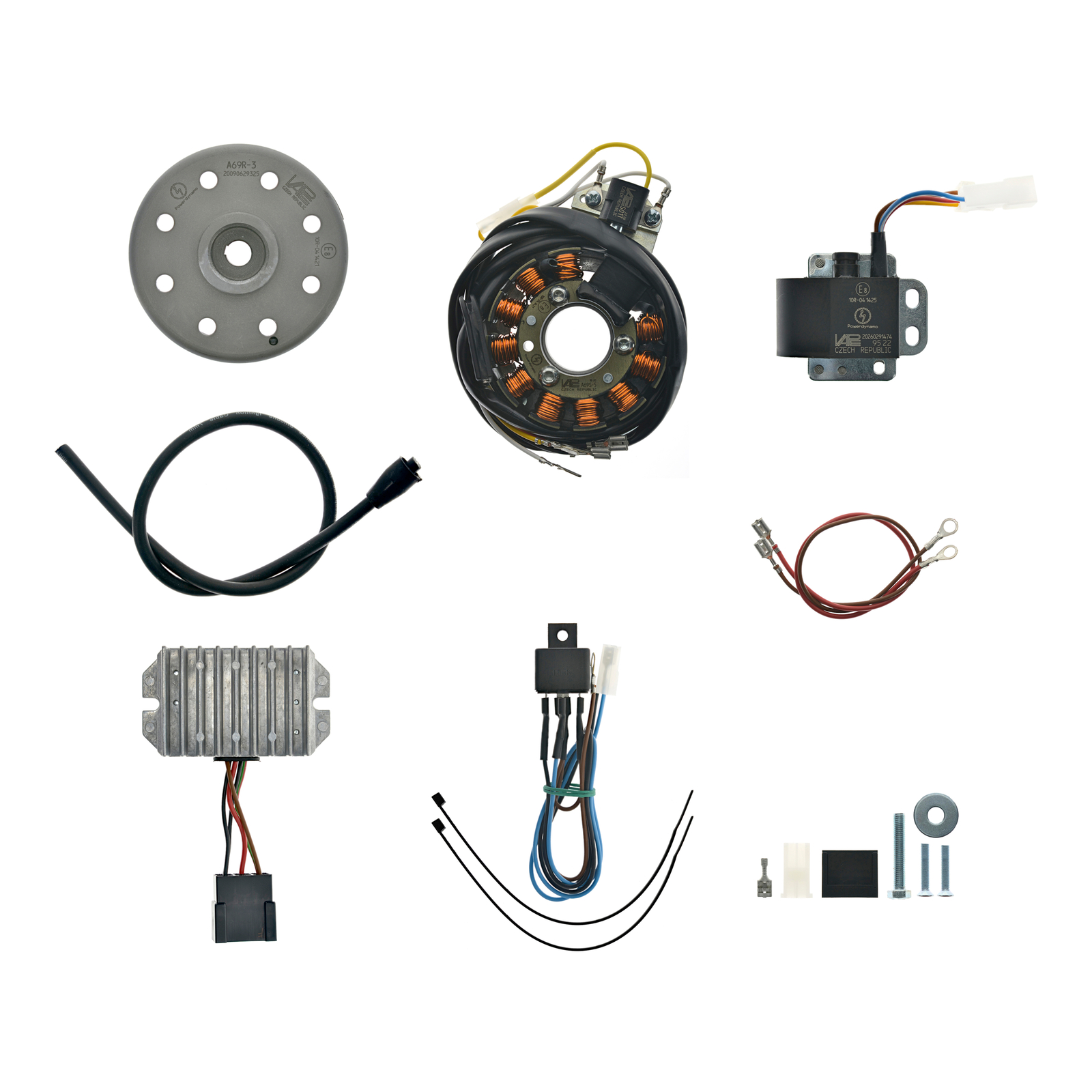 Lichtmagnetzündanlage 12V 150W mit integrierter vollelektronischer Zündung für ES175-300/0/1/2, ETS250