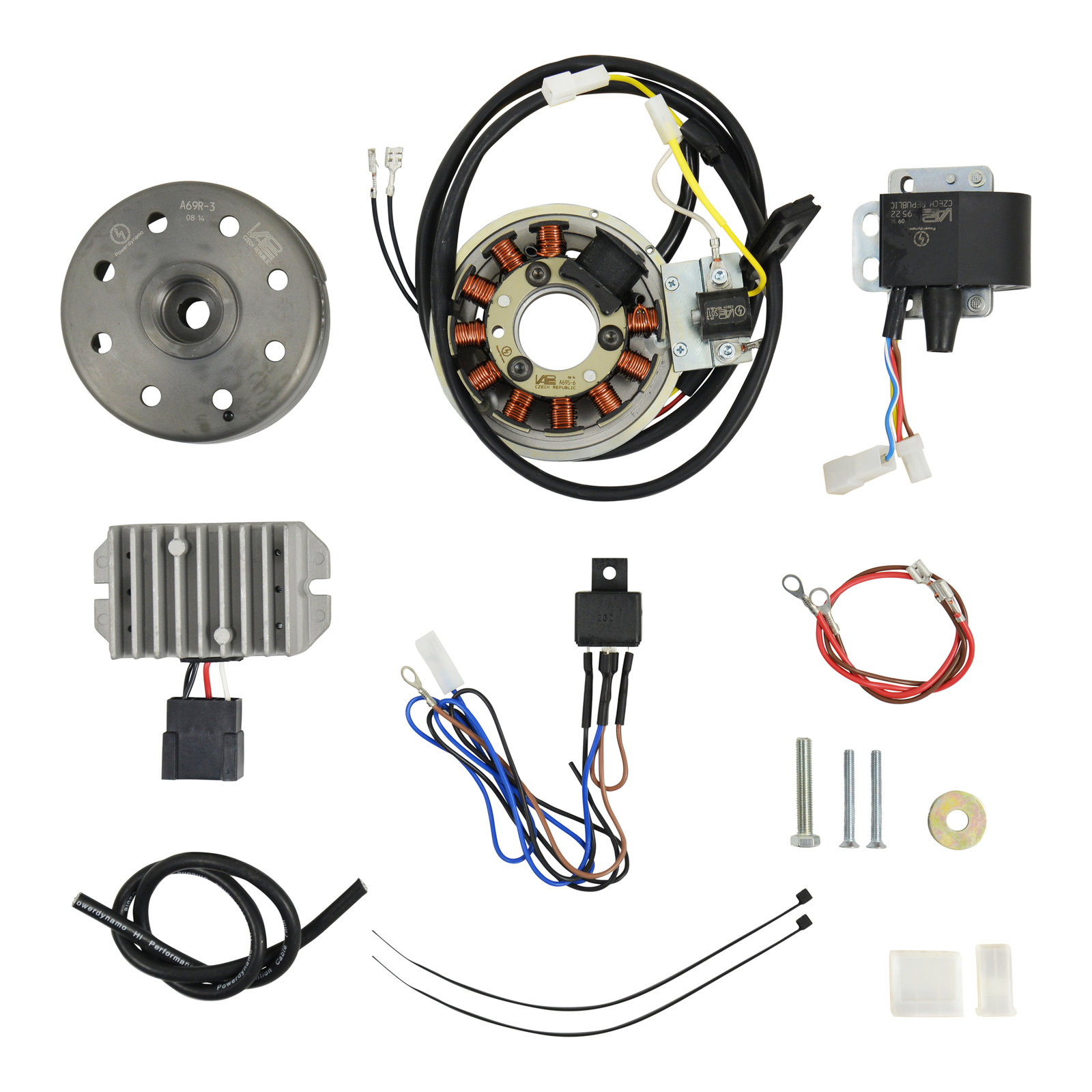 Lichtmagnetzündanlage 6V 100W mit integrierter vollelektronischer Zündung für ES175-300/0/1/2 und ETS250