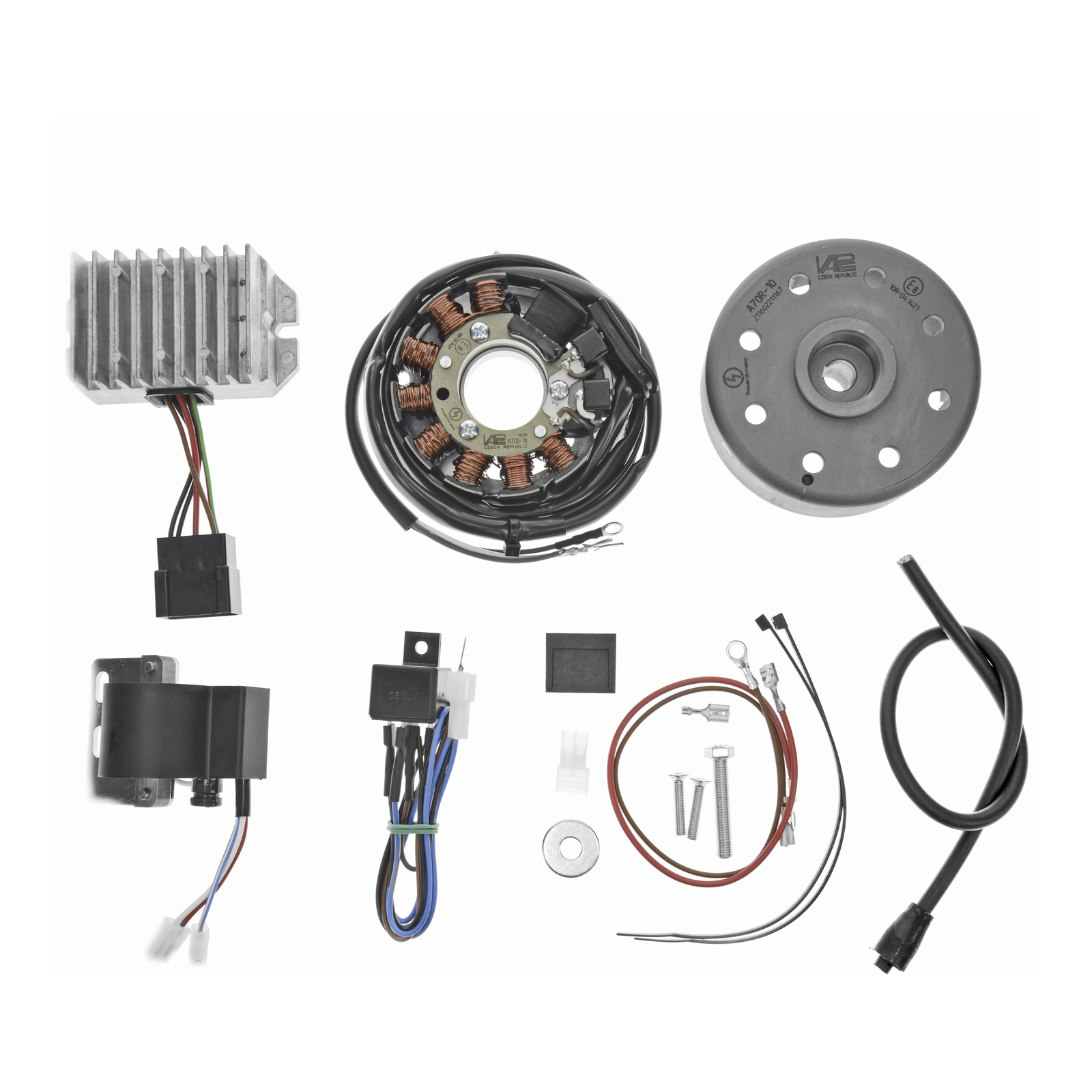 Lichtmagnetzündanlage 12V 100W mit integrierter vollelektronischer Zündung für RT125