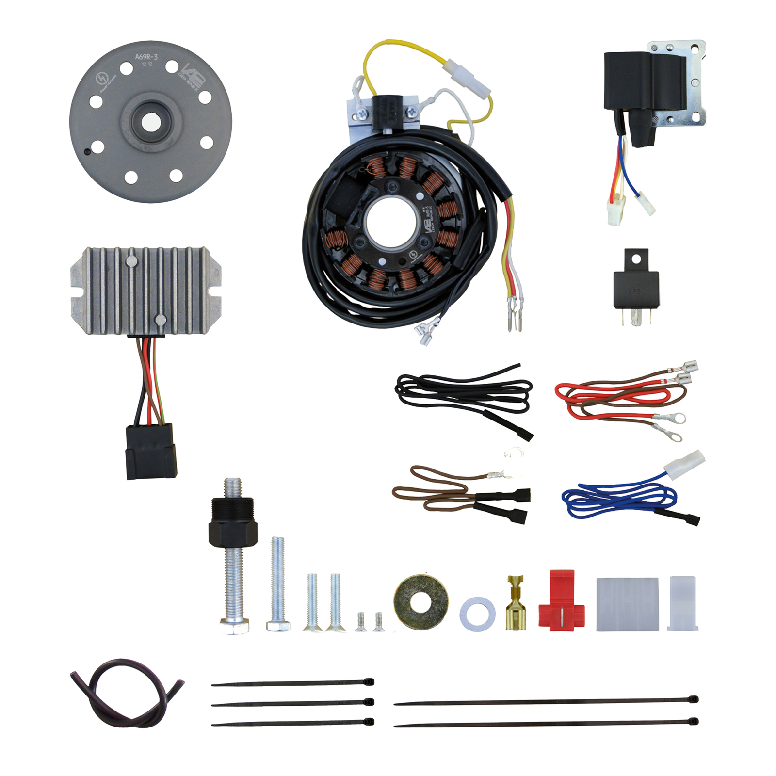 Lichtmagnetzündanlage 12V 150W mit integrierter vollelektronischer Doppelzündung für ES125, 150, ETS125, 150, TS125, 150