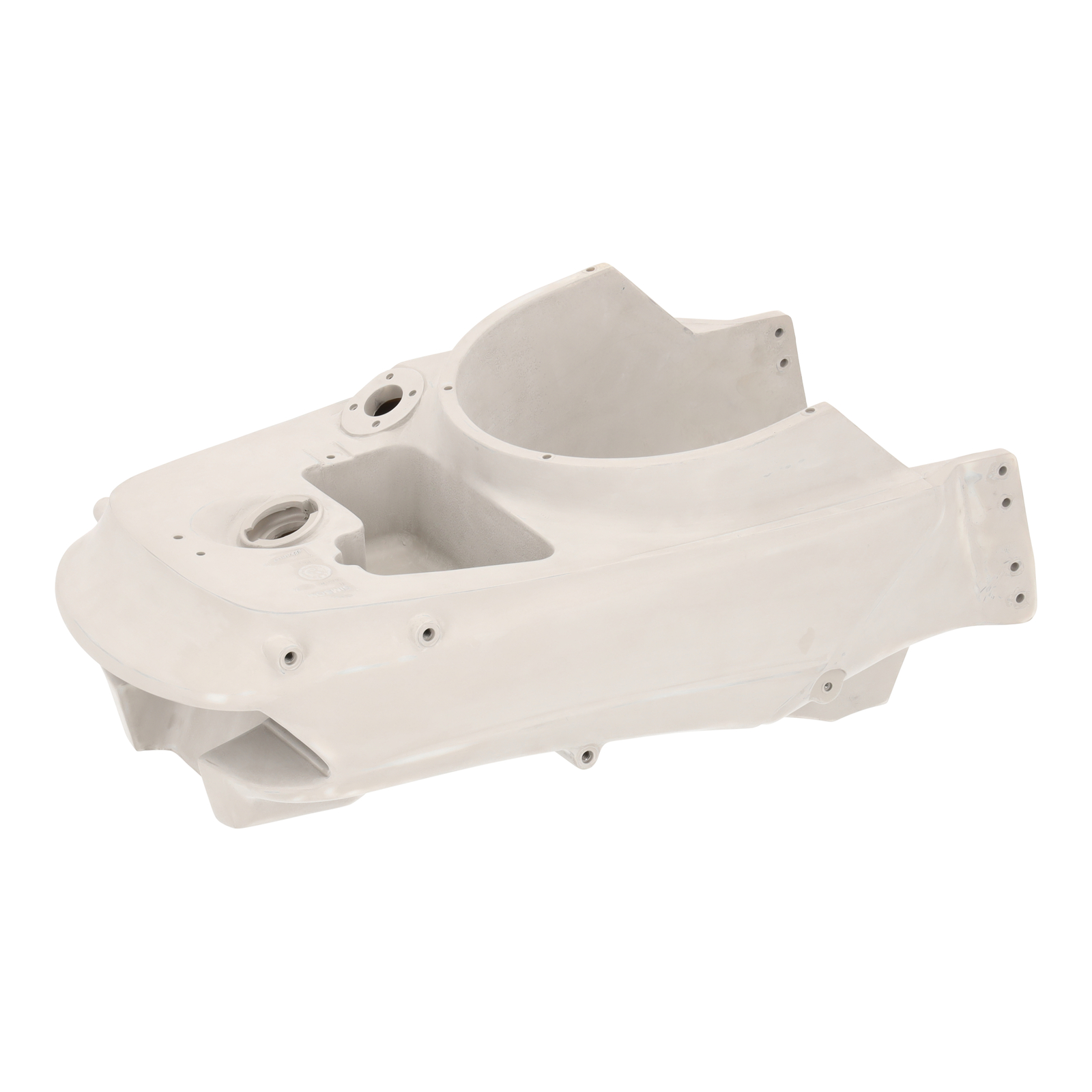 Bike carrier, rear carrier, grey coated