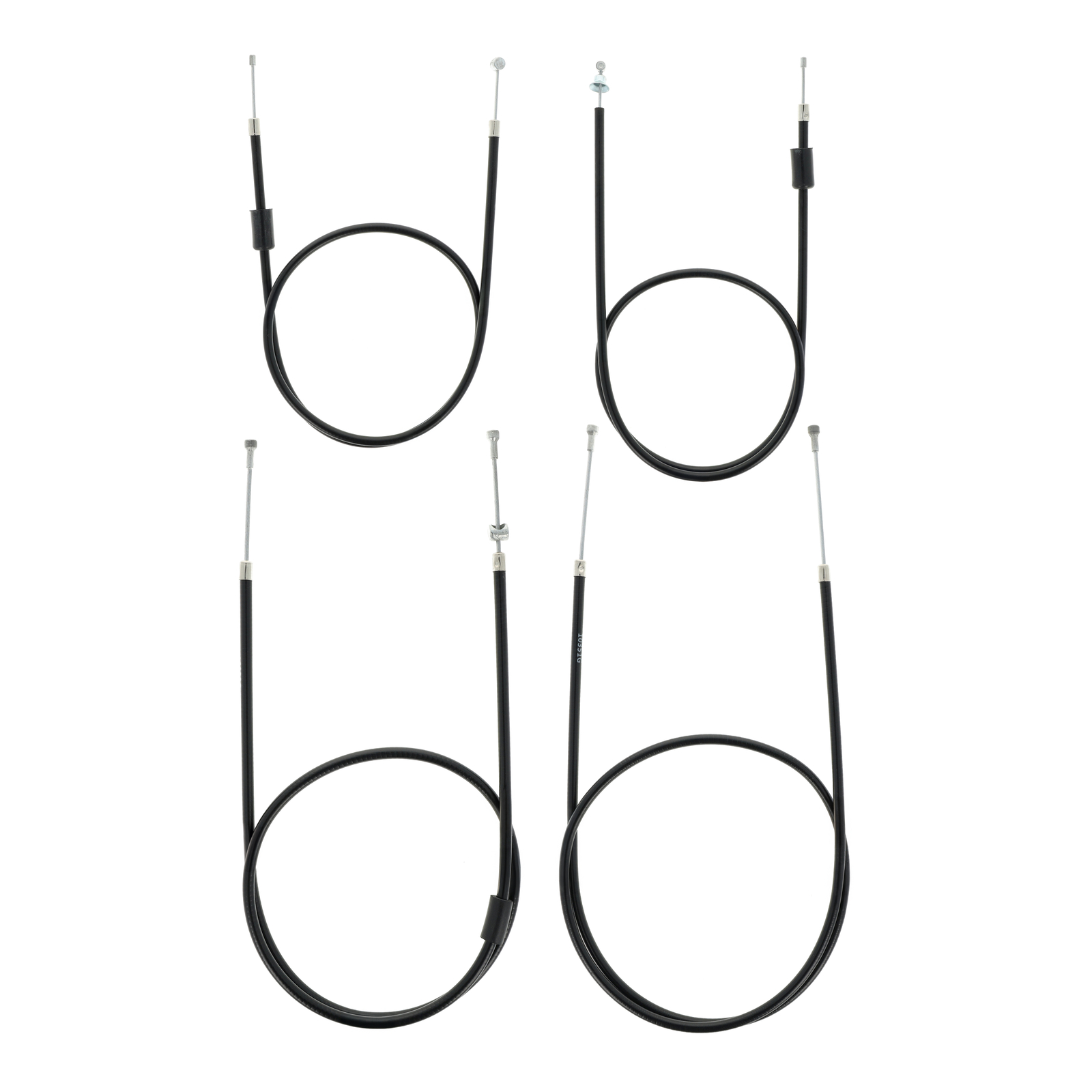 Set - 4x Bowdenzüge, schwarz - S51, S53, S70, S83