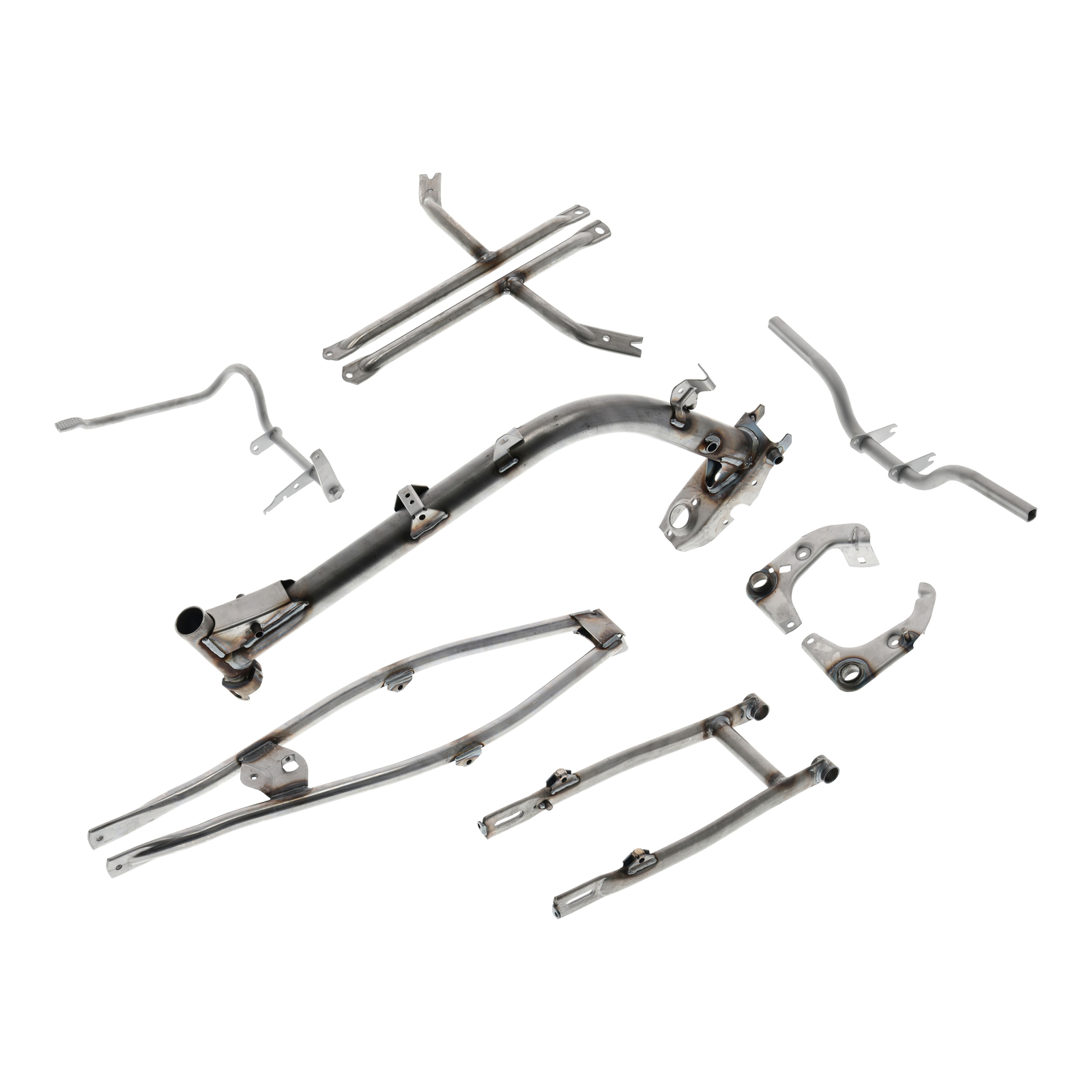 SET Ersatzrahmen-Baugruppe, Straße - unlackiert - f. S50, S51, S70