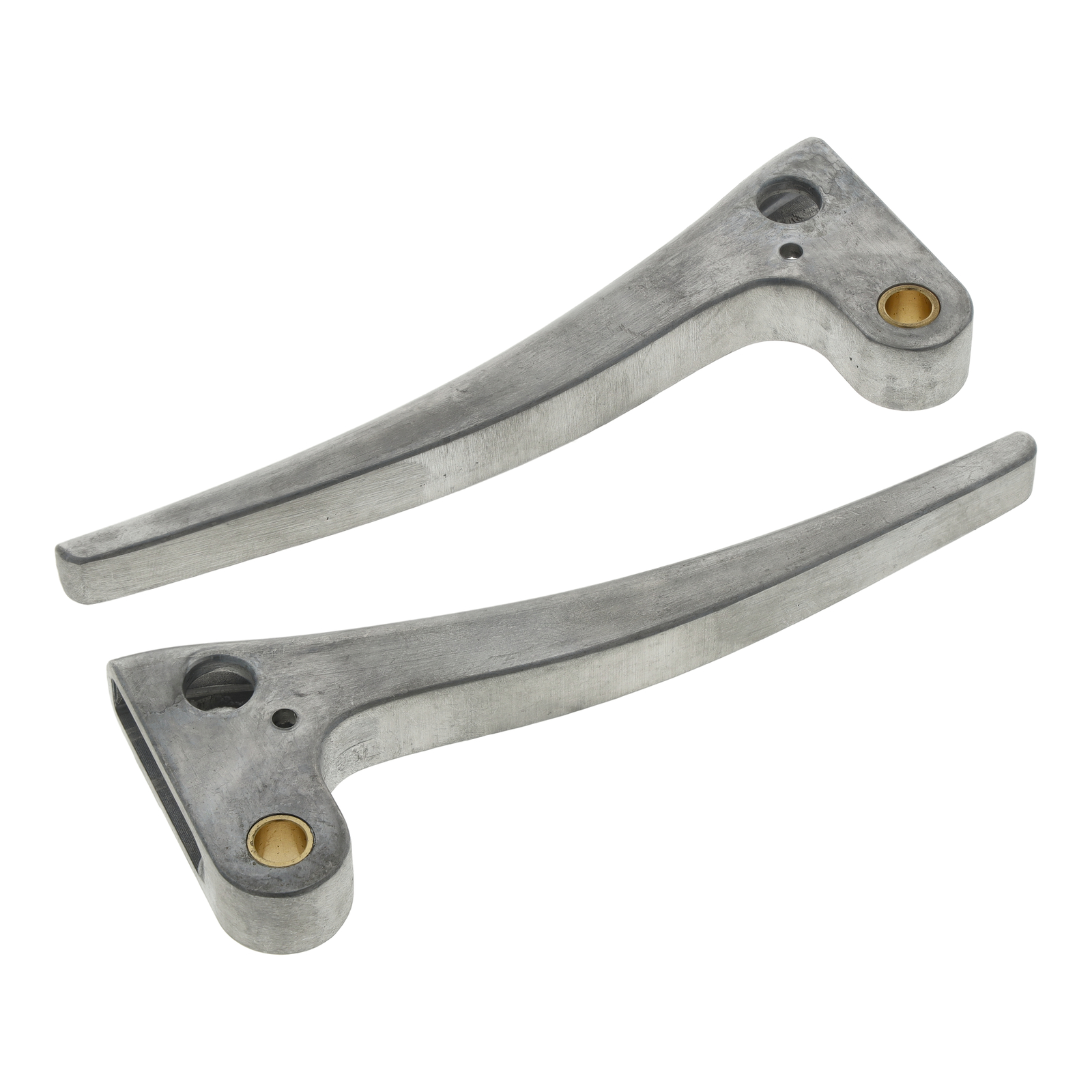 Set Alu-Bremshebel & Kupplungshebel, alte Ausführung für geschlitzte Nippel - für S50, KR51/1, SR4-