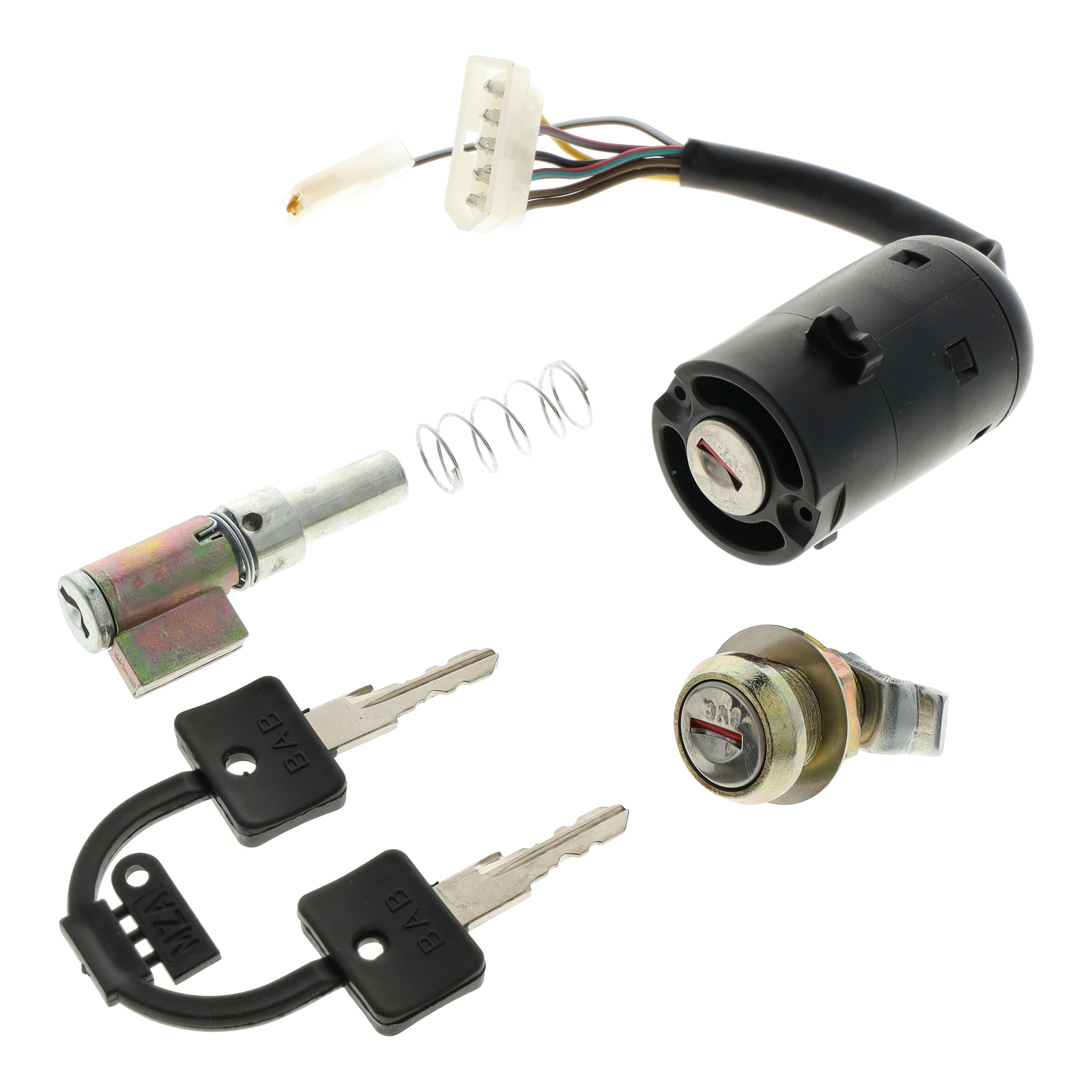 Sicherheits-Schlosssatz kpl. - SR50, SR80 - gleichschliessend - inkl. Zünd-, Lenk- und Sitzbankschloss