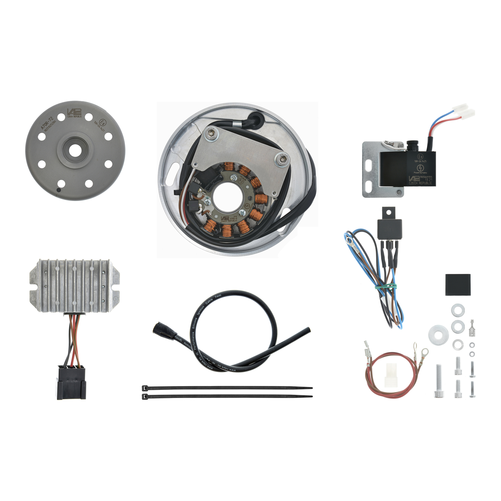 Lichtmagnetzündanlage 12V 100W DC - passend für Zündapp Bella R150 R200