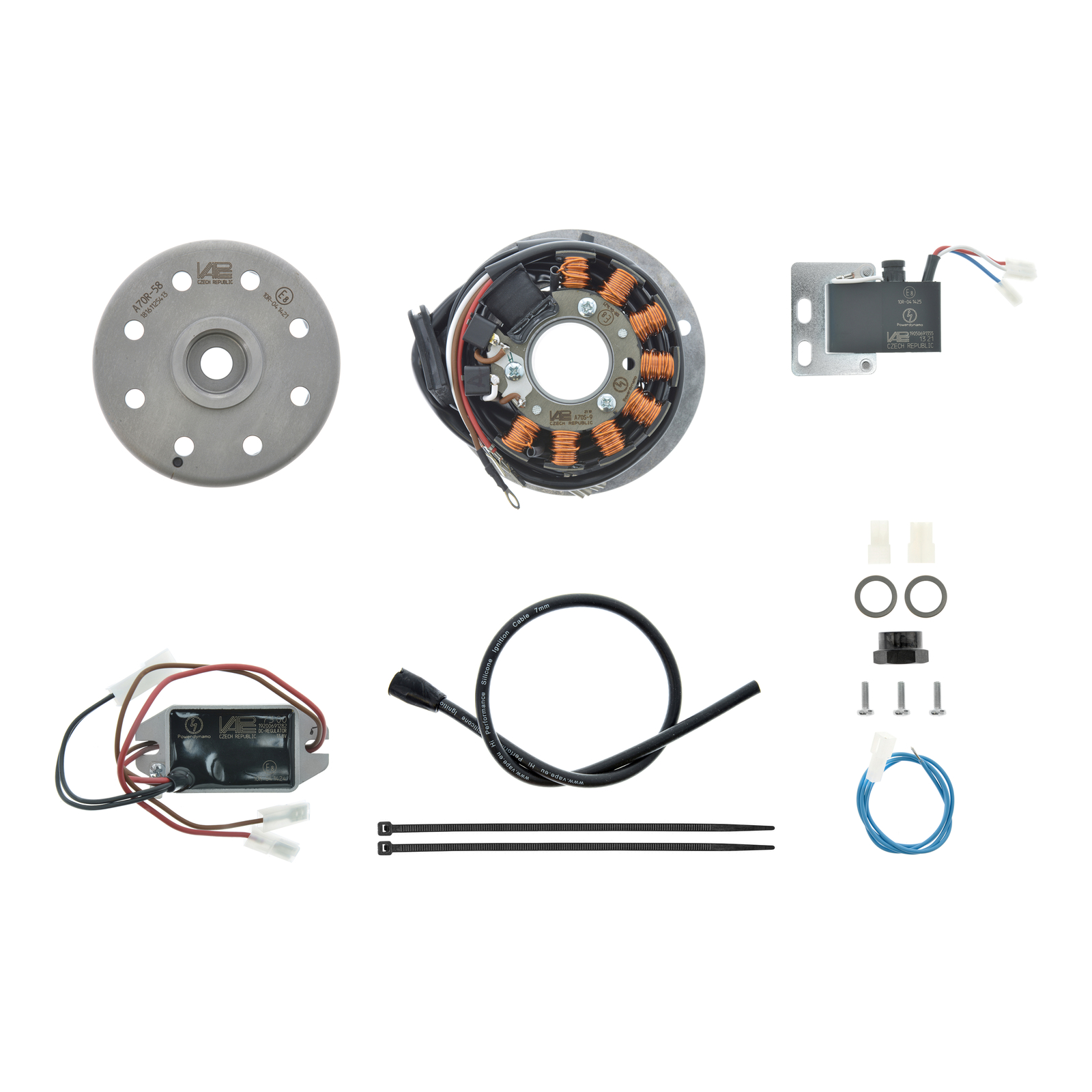 Lichtmagnetzündanlage VAPE 12V 100W DC - passend für Pannonia 1-Zylinder mit Magnet-Anlage