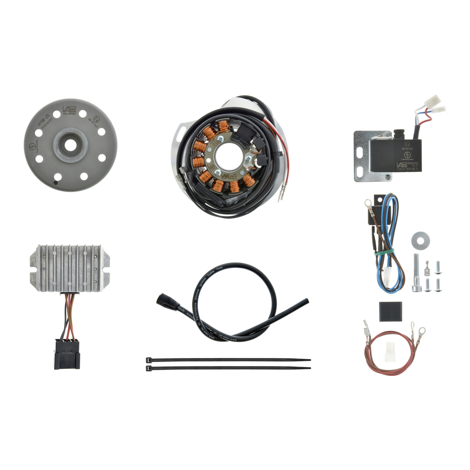 Lichtmagnetzündanlage 12V 100W DC - passend für NSU Lux + Superlux
