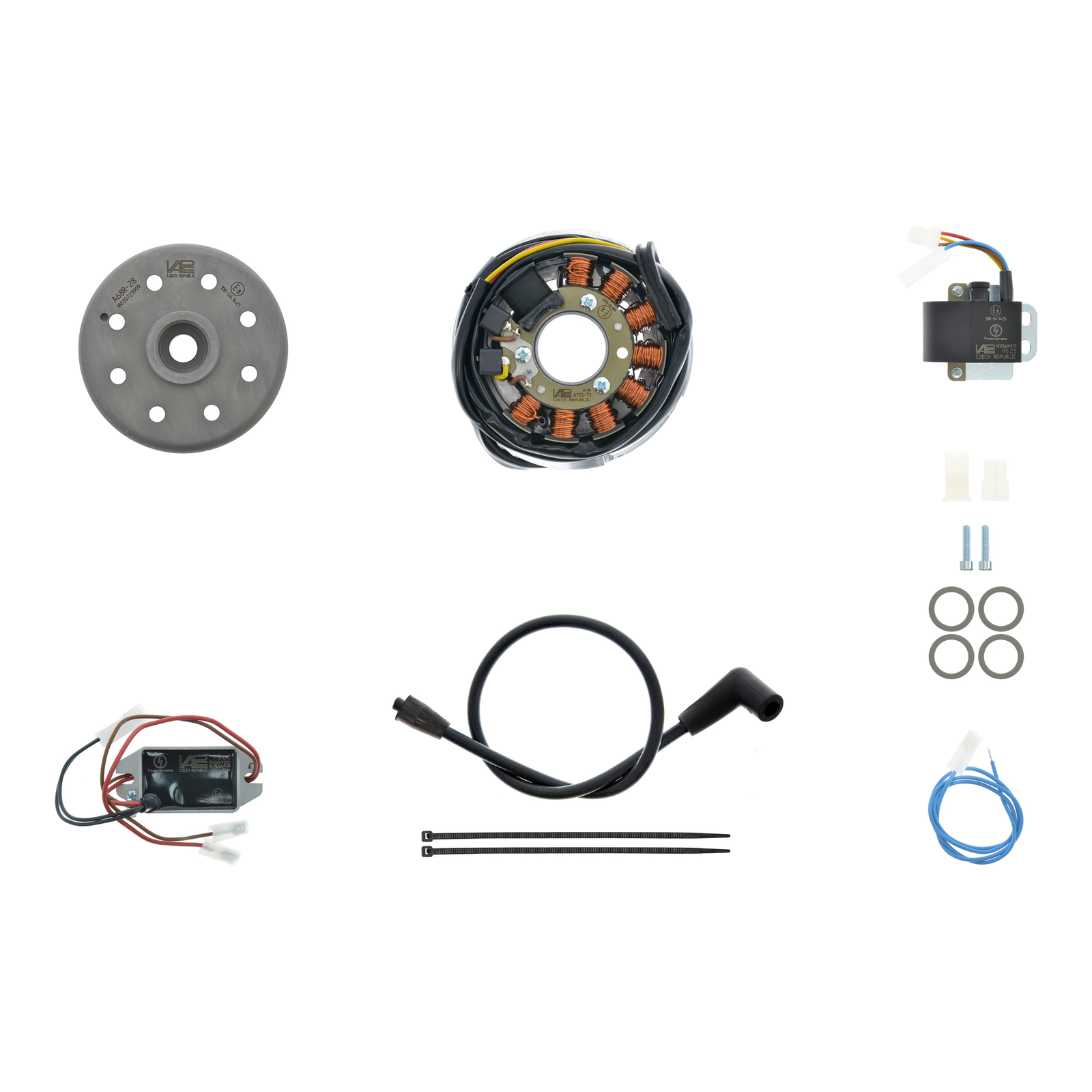 Lichtmagnetzündanlage 12V/ 180W DC - passend für Suzuki PE 175, 250, 400T