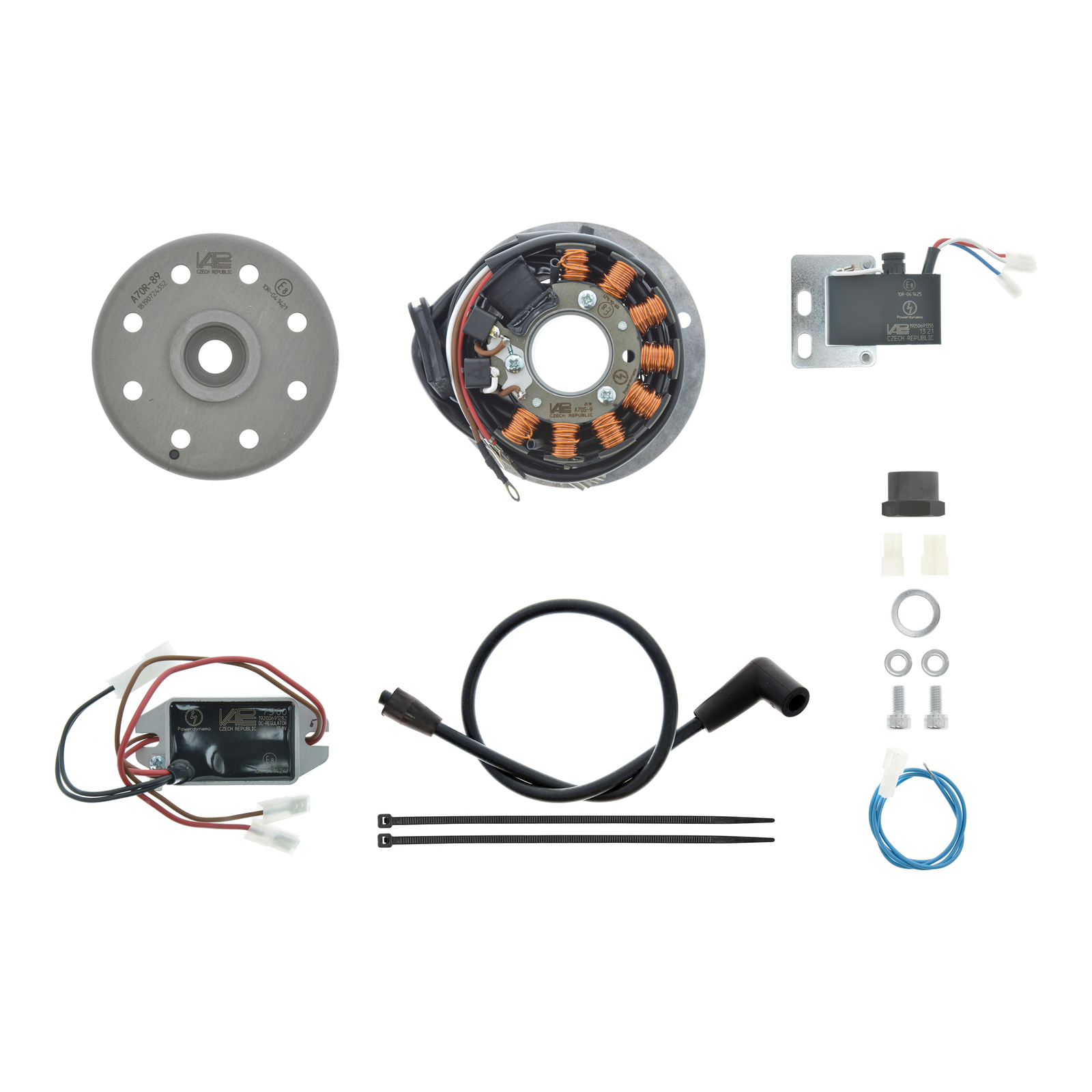 Lichtmagnetzündanlage 12V 100W DC - passend für Yamaha DT 100 + 125