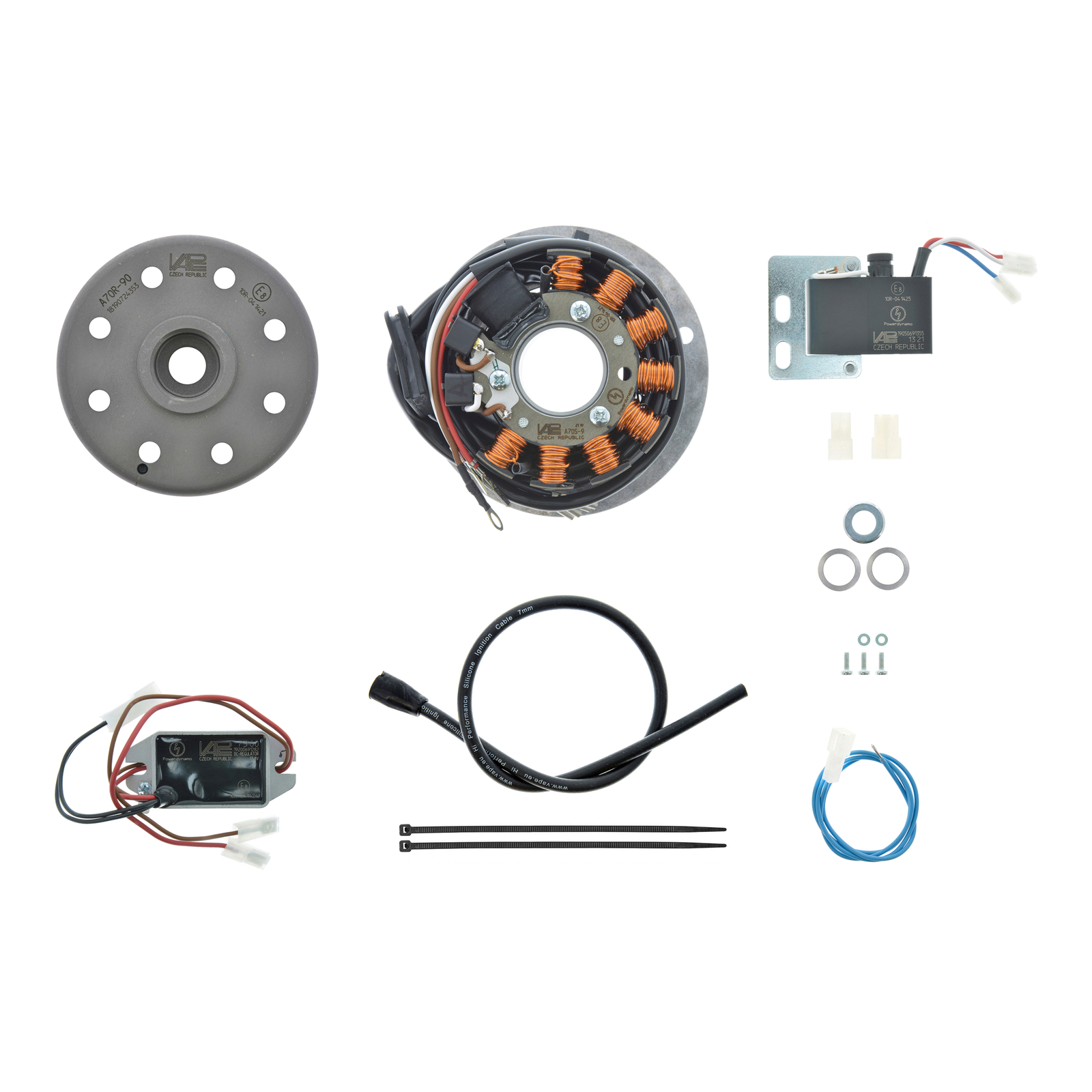 Lichtmagnetzündanlage 12V/ 100W DC - passend für AMF/ Aermacchi Harley Davidson SX 175/250