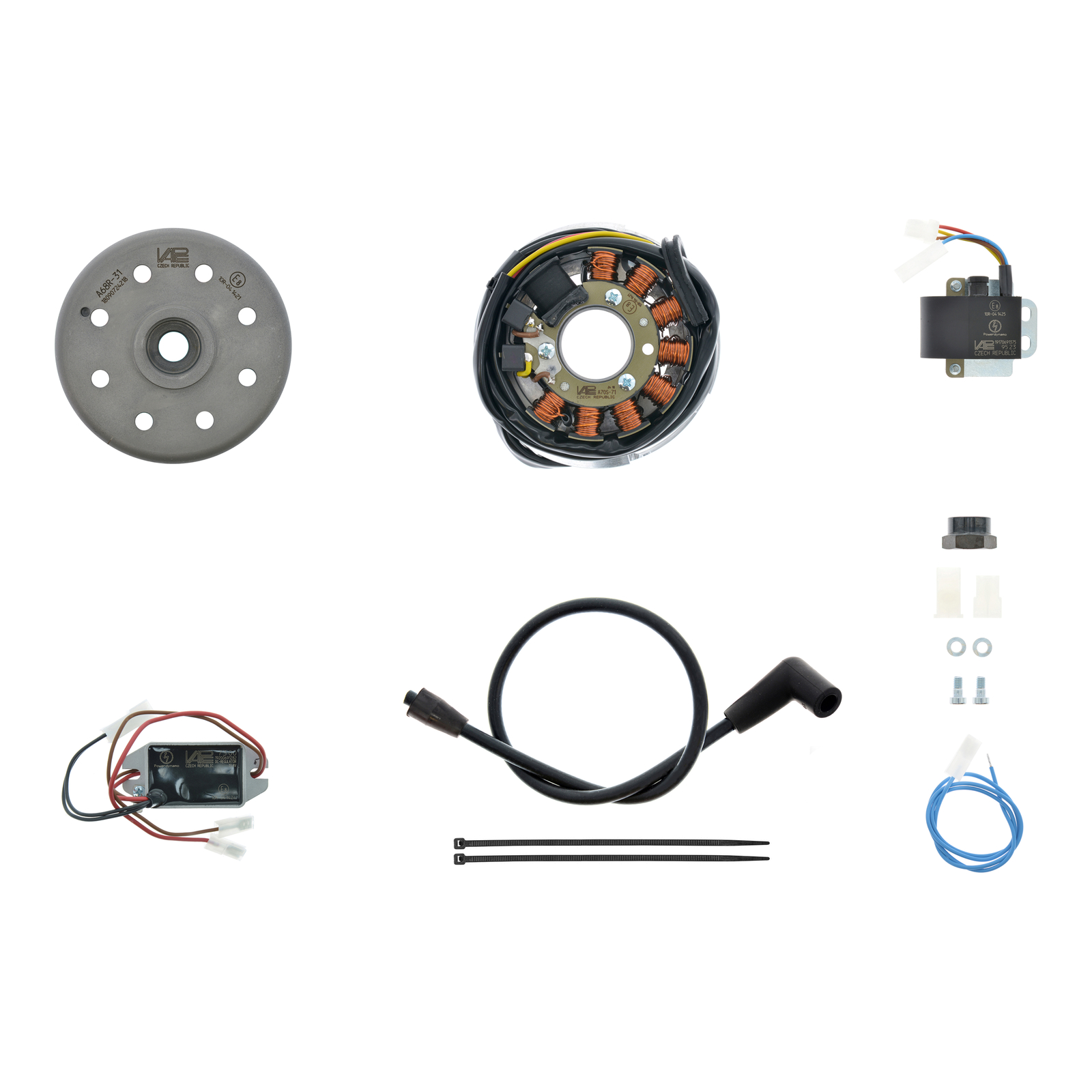 Lichtmagnetzündanlage 12V/ 180W DC - passend für Yamaha CT1, CT2, CT3, AT-M, RS125 (spätere Version)