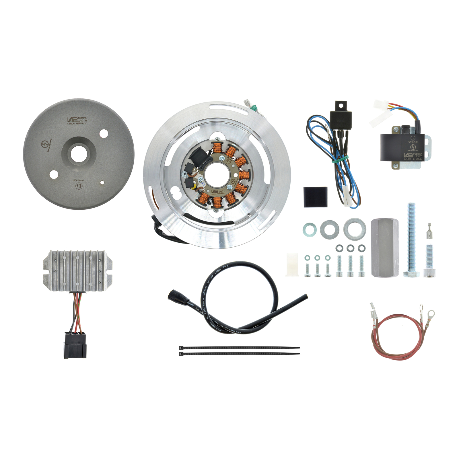 Lichtmagnetzündanlage 12V/ 180W - passend für Ardie B250, B251, B252, Victoria KR25, KR26, HM, Aero