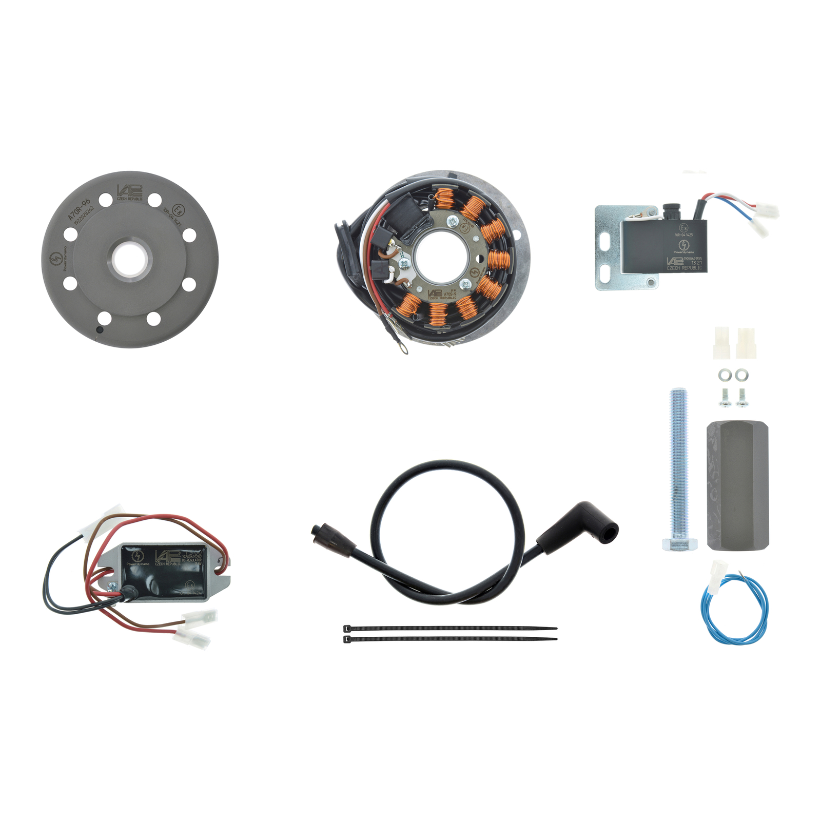 Lichtmagnetzündanlage 12V/ 150 DC - passend für 2T + 4T NSU Fox