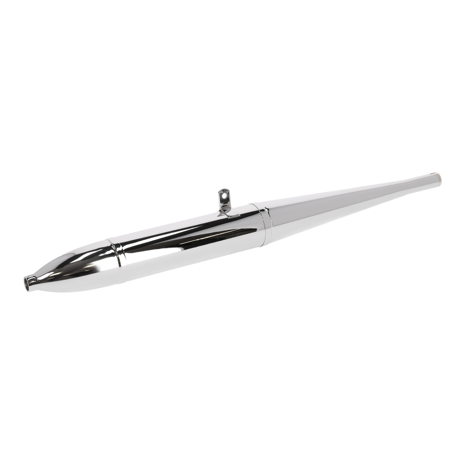 Auspuff dreiteilig in Zigarrenform D=30mm, verchromt, 1.Qualität passend für AWO 425T, 425S