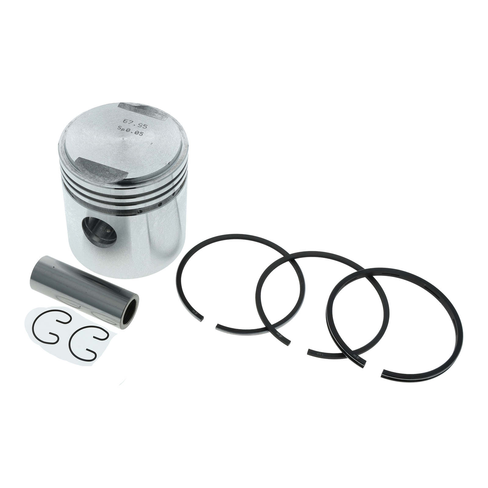 Flachkolben kpl. 67,94-67,96 K20 (für Grundmaß Ø68,00) - pass. für AWO 425S