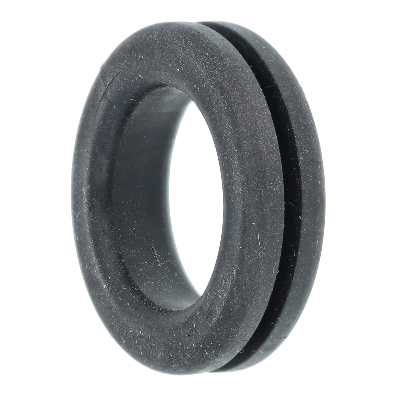 Cable grommet - guide grommet - black- 20x26x32-2 (d1xd2xD-b) - soft-PVC