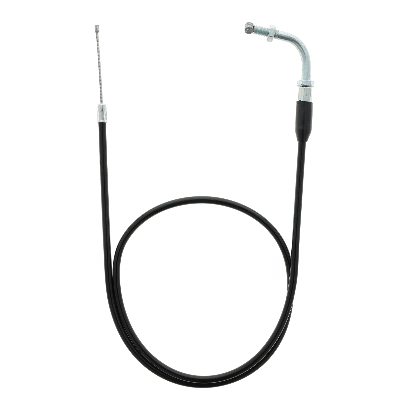 Bowdenzug, Gas, schwarz, mit Umlenkung - für Gasgriff-Umbau bei KR51 und SR4-X