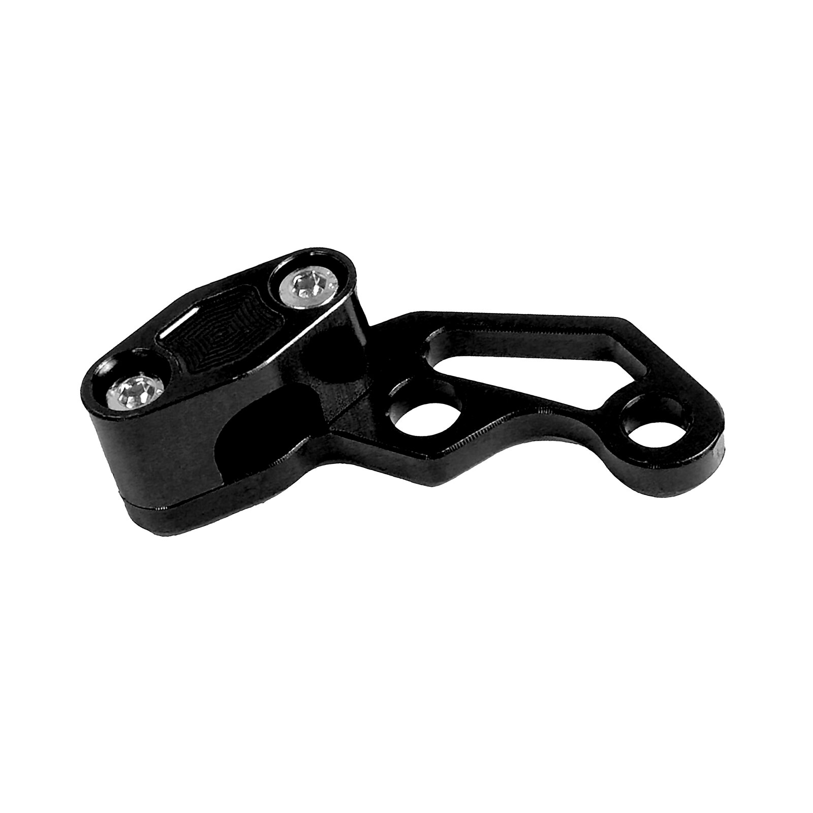 Soporte para manguera de freno - CNC - anodizado negro