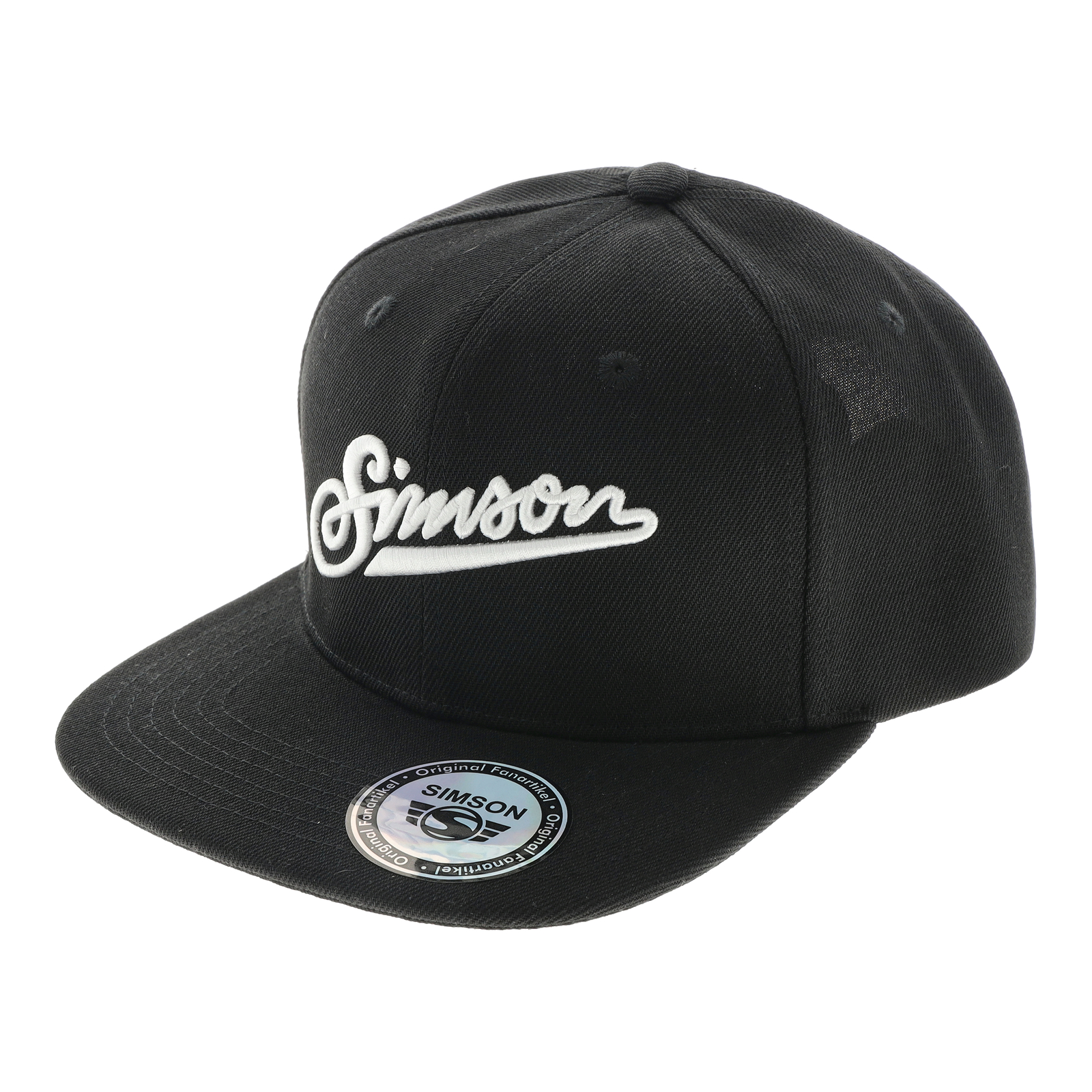 Basecap, schwarz - Motiv SIMSON weich