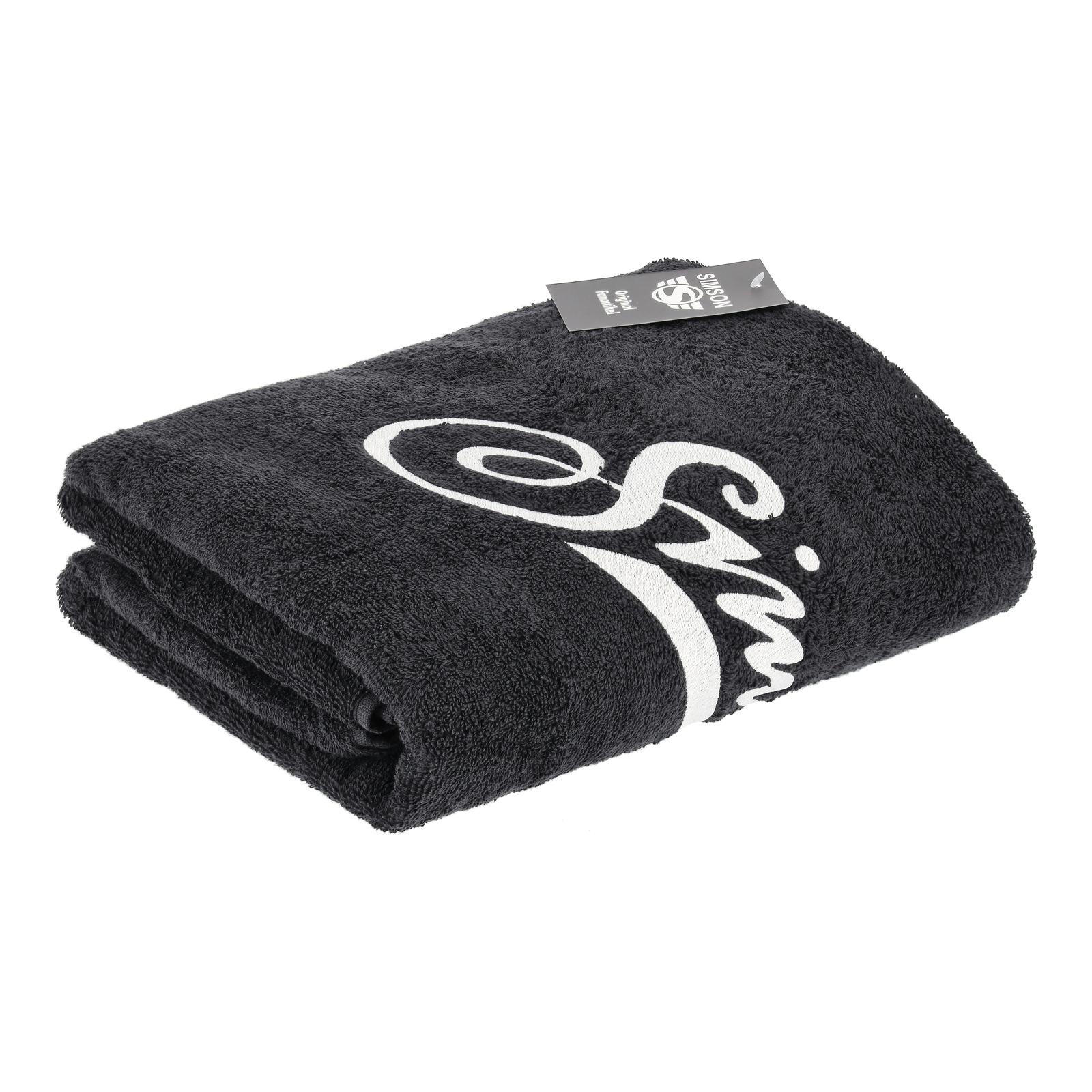 Badehandtuch, schwarz, Größe: 150 x 100cm, Motiv: SIMSON - 100% Baumwolle