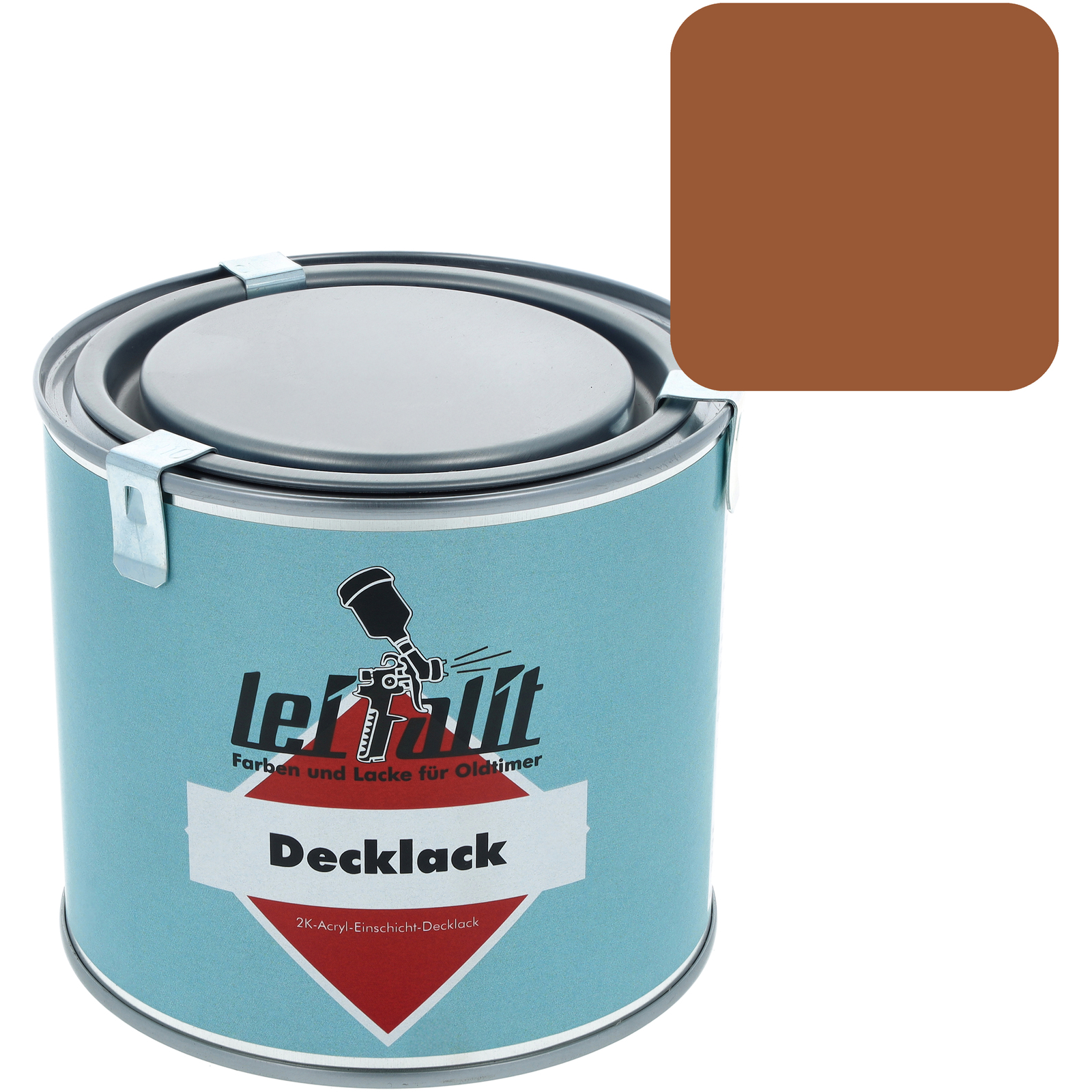 Lackfarbe Leifalit (Premium) Biberbraun - 0,5 Liter-Dose - passend für SIMSON
