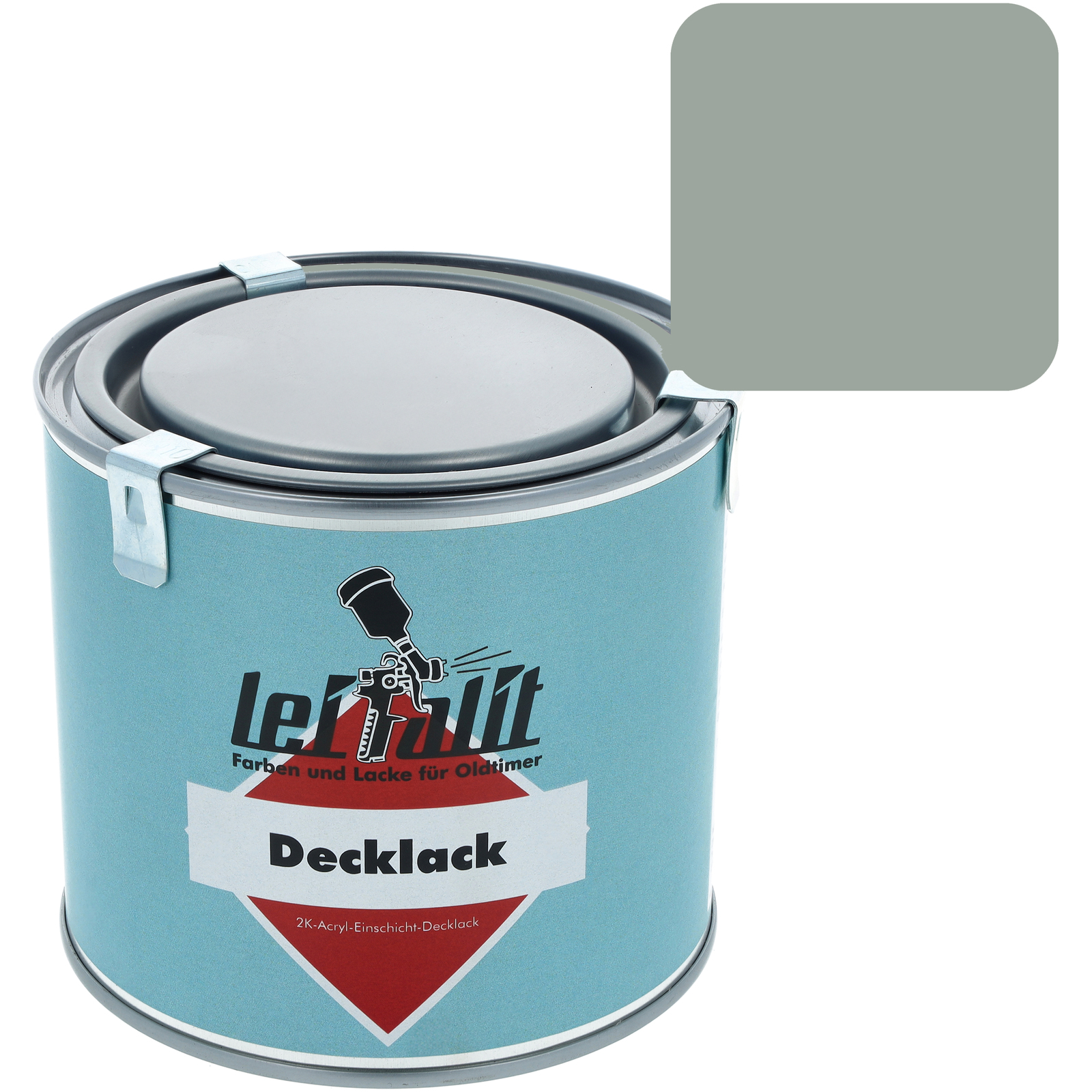 Lackfarbe Leifalit (Premium) Silber - 0,5 Liter-Dose - für Kotflügel / Schutzblech