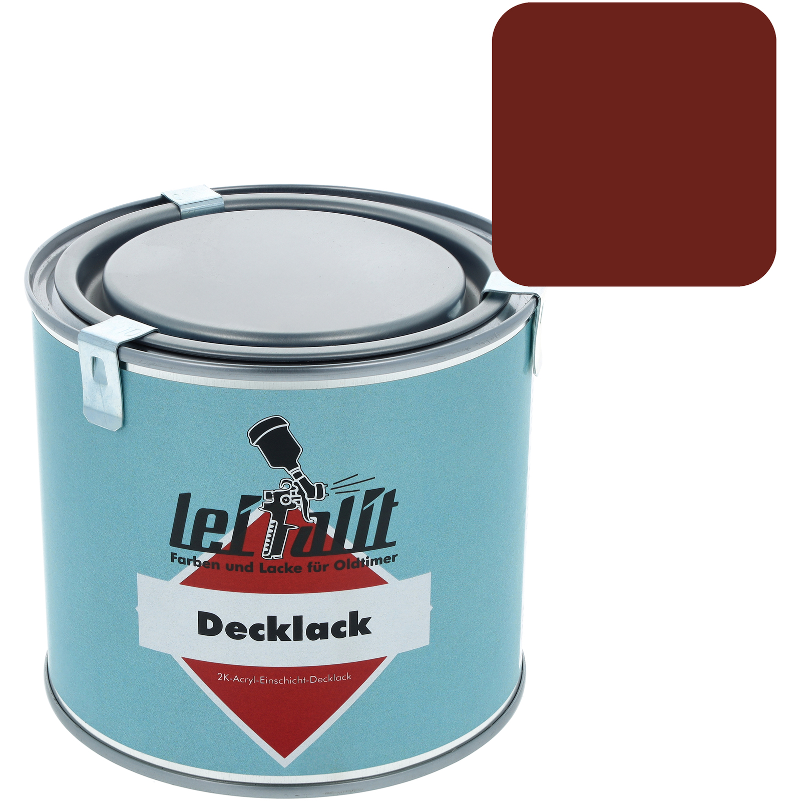 Lackfarbe Leifalit (Premium) Bordeauxrot - 0,5 Liter-Dose