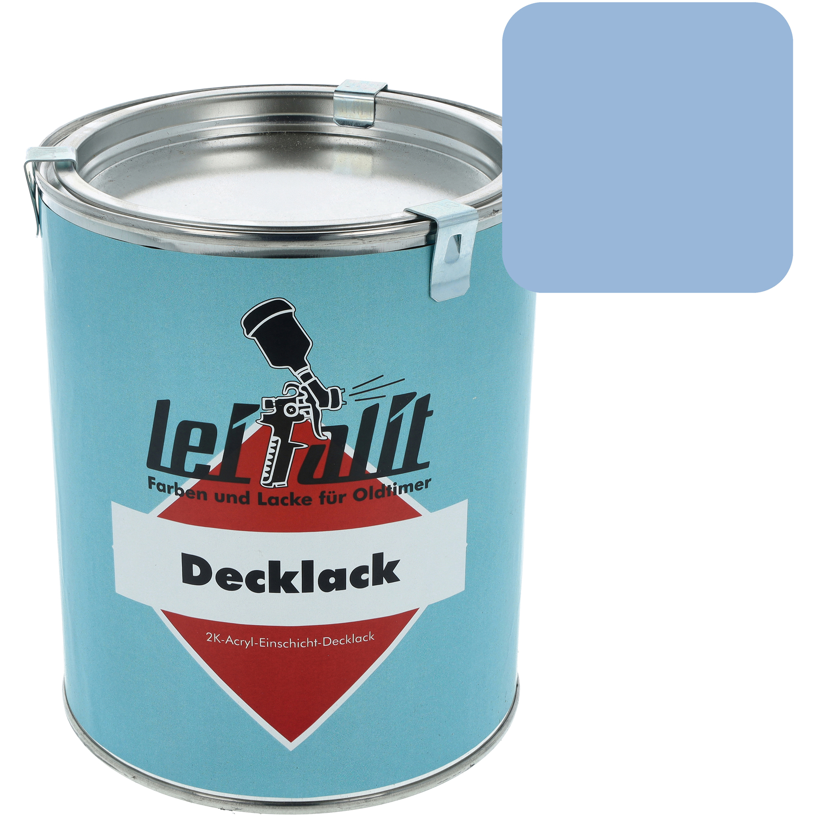 Lackfarbe Leifalit (Premium) Gletscherblau - 1 Liter-Dose