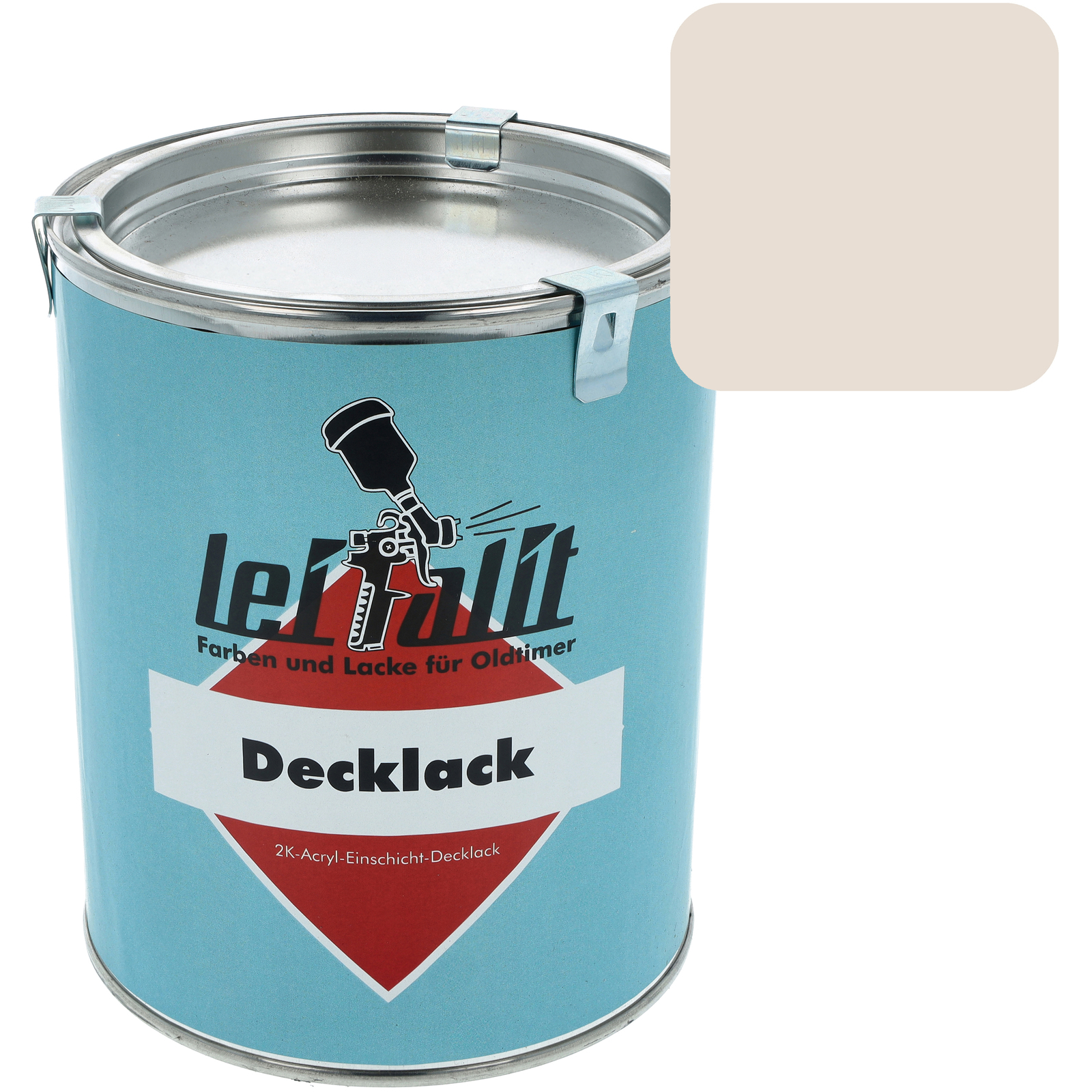 Lackfarbe Leifalit (Premium) Pastellweiß - 1 Liter-Dose