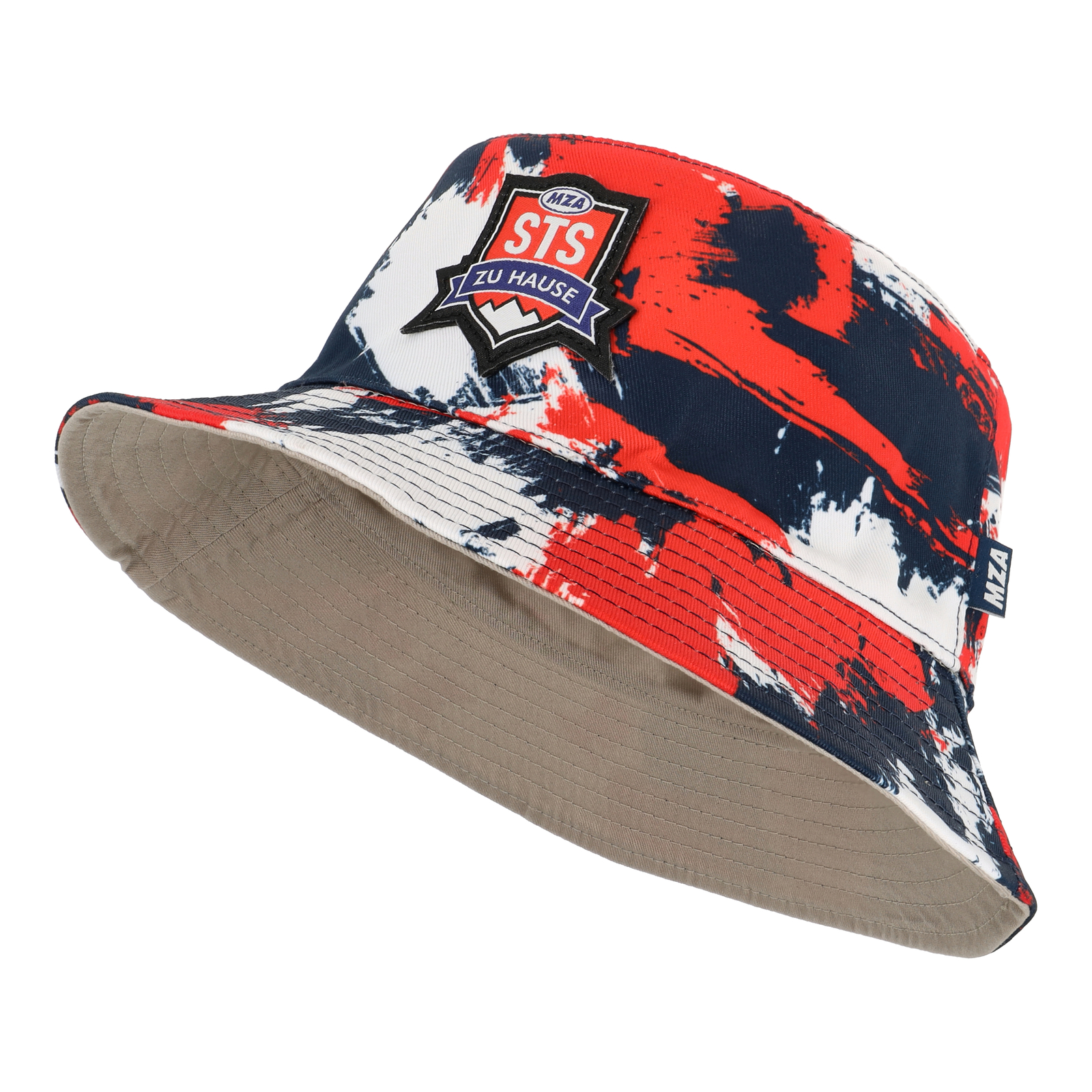 Sombrero reversible, motivo: "STS"