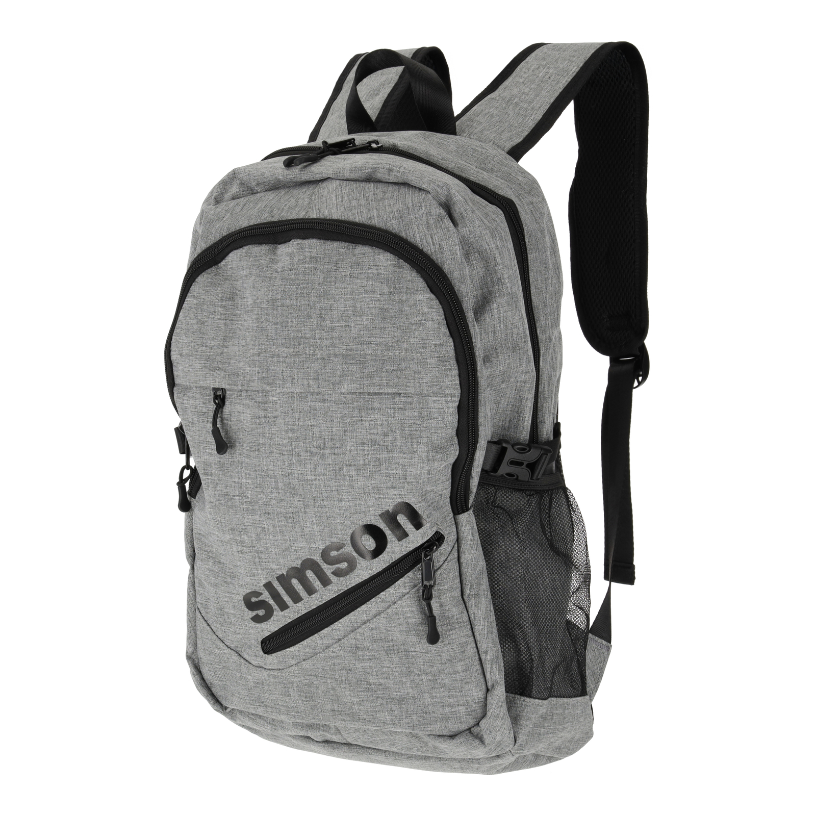 Backpack, color: grey, motif: ""SIMSON""