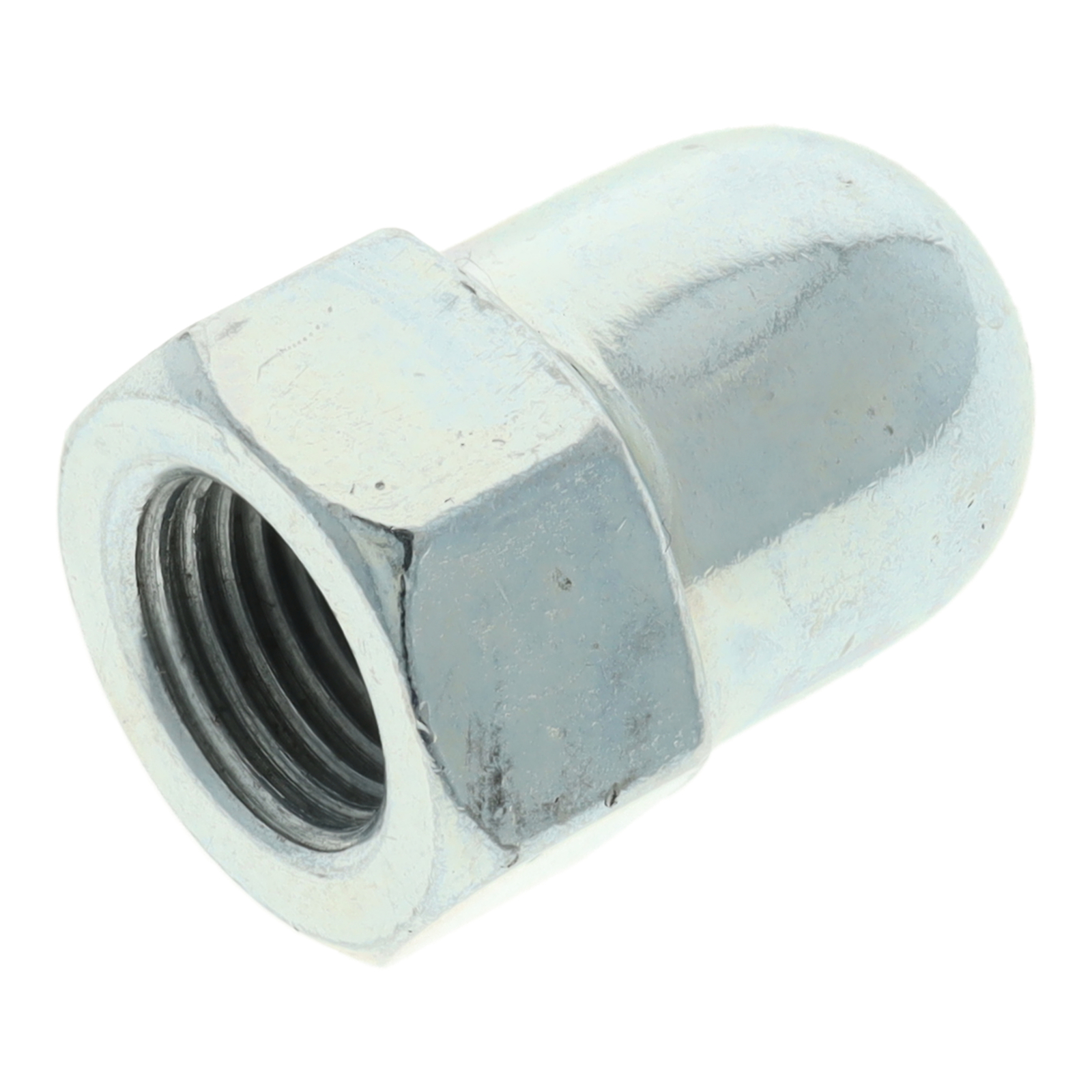 Hutmutter FG 9,5 - nur für Anhängerlaufrad, zur Nabe - 15 mm Schlüsselweite 